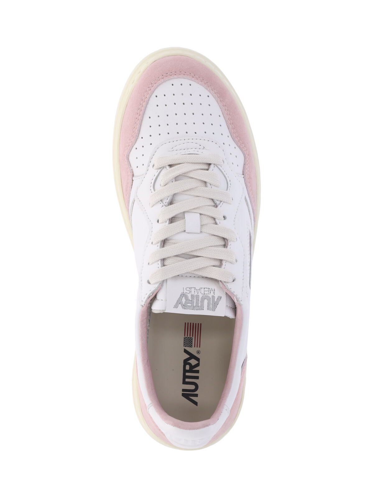 Autry Medalist Low-top Sneakers In Pink