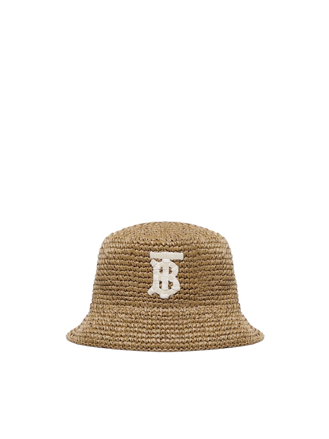 Burberry Logo Bucket Hat In Natural | ModeSens