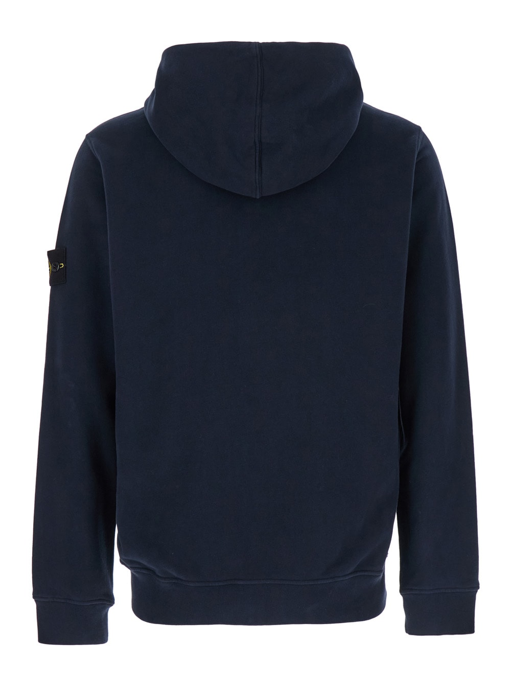 Shop Stone Island Cotton Fleece In Navyblue