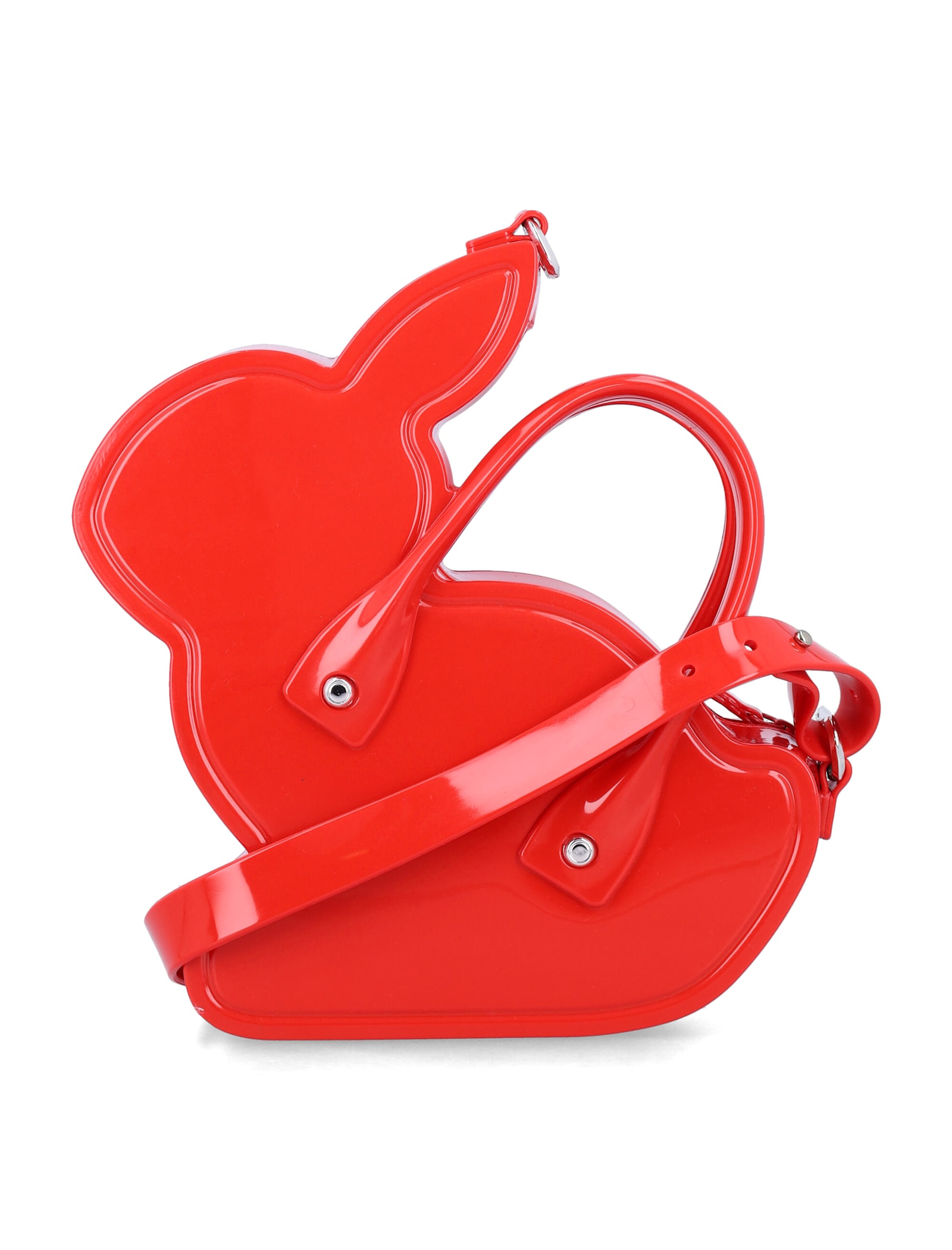 Comme Des Garcons Girl Comme Des Garçons X Melissa Bunny-shaped Handbag In Red