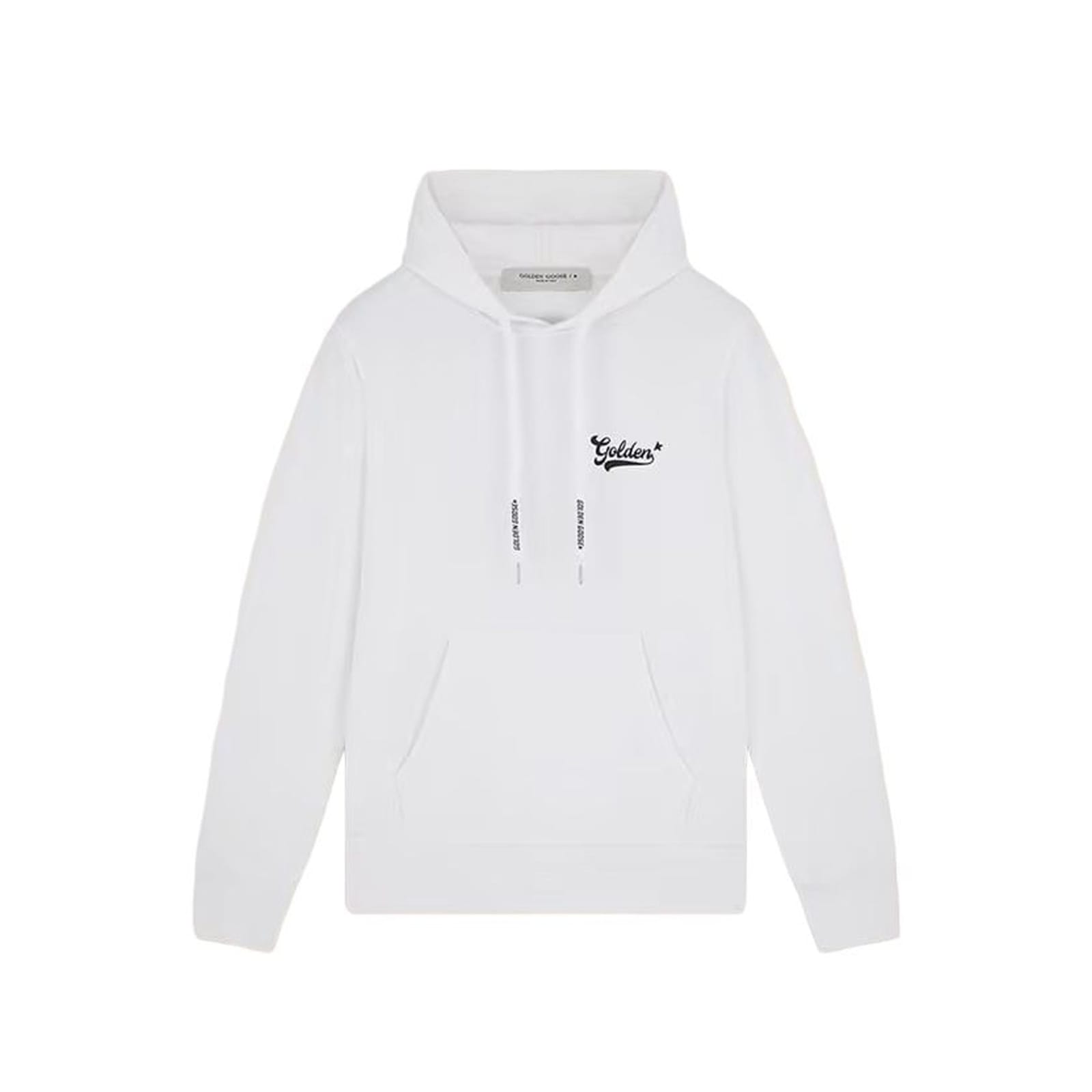 Shop Golden Goose Journey Hoodie Sweatshirt In White