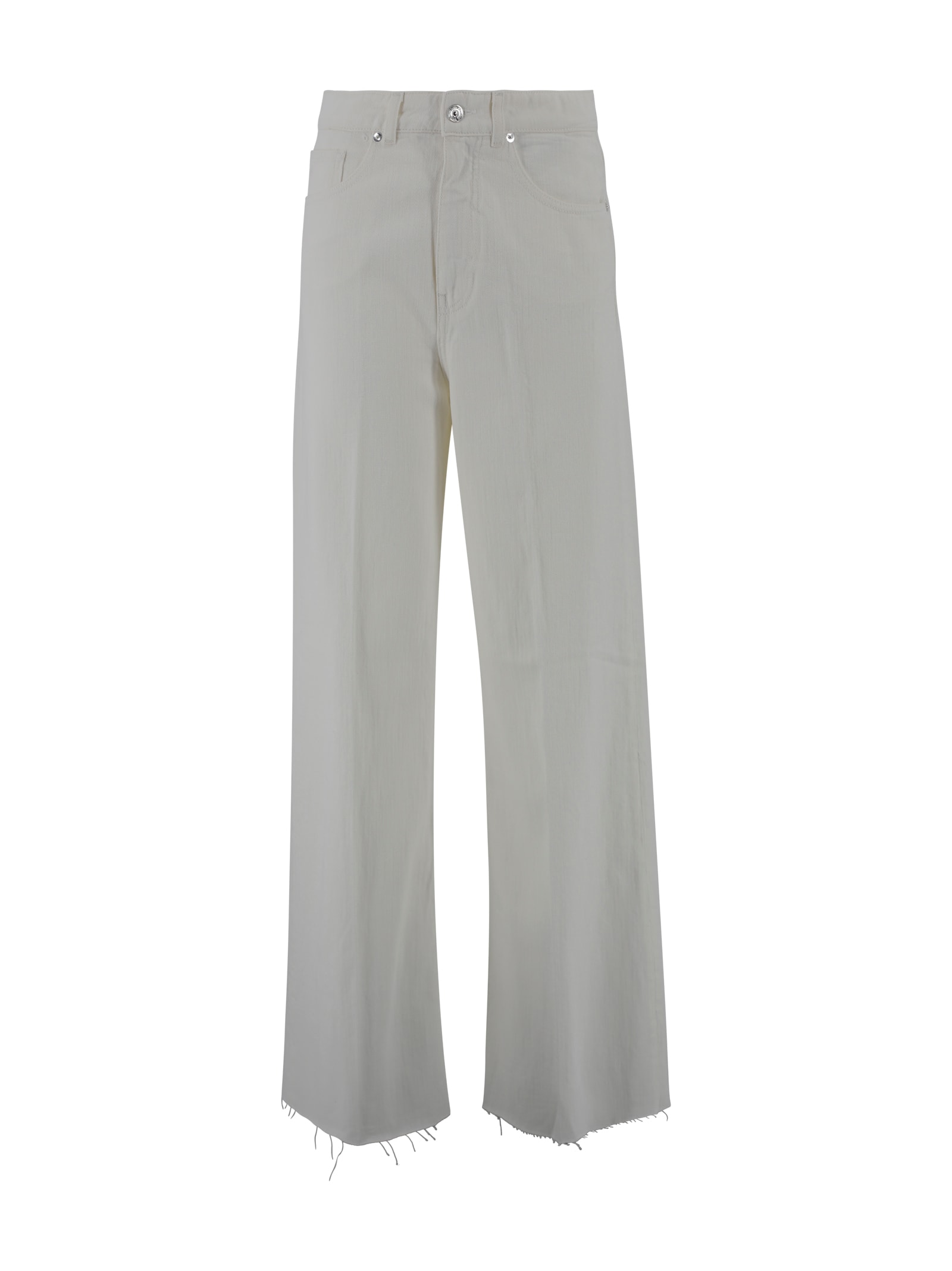 Nine In The Morning Mid-rise Trousers In Gray