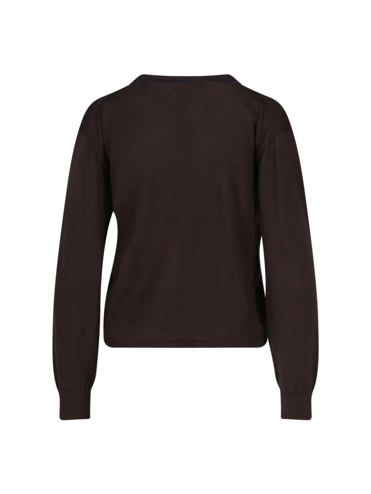 Our Legacy Argyle Pattern Long Sleeve Knitwear Top In Brown