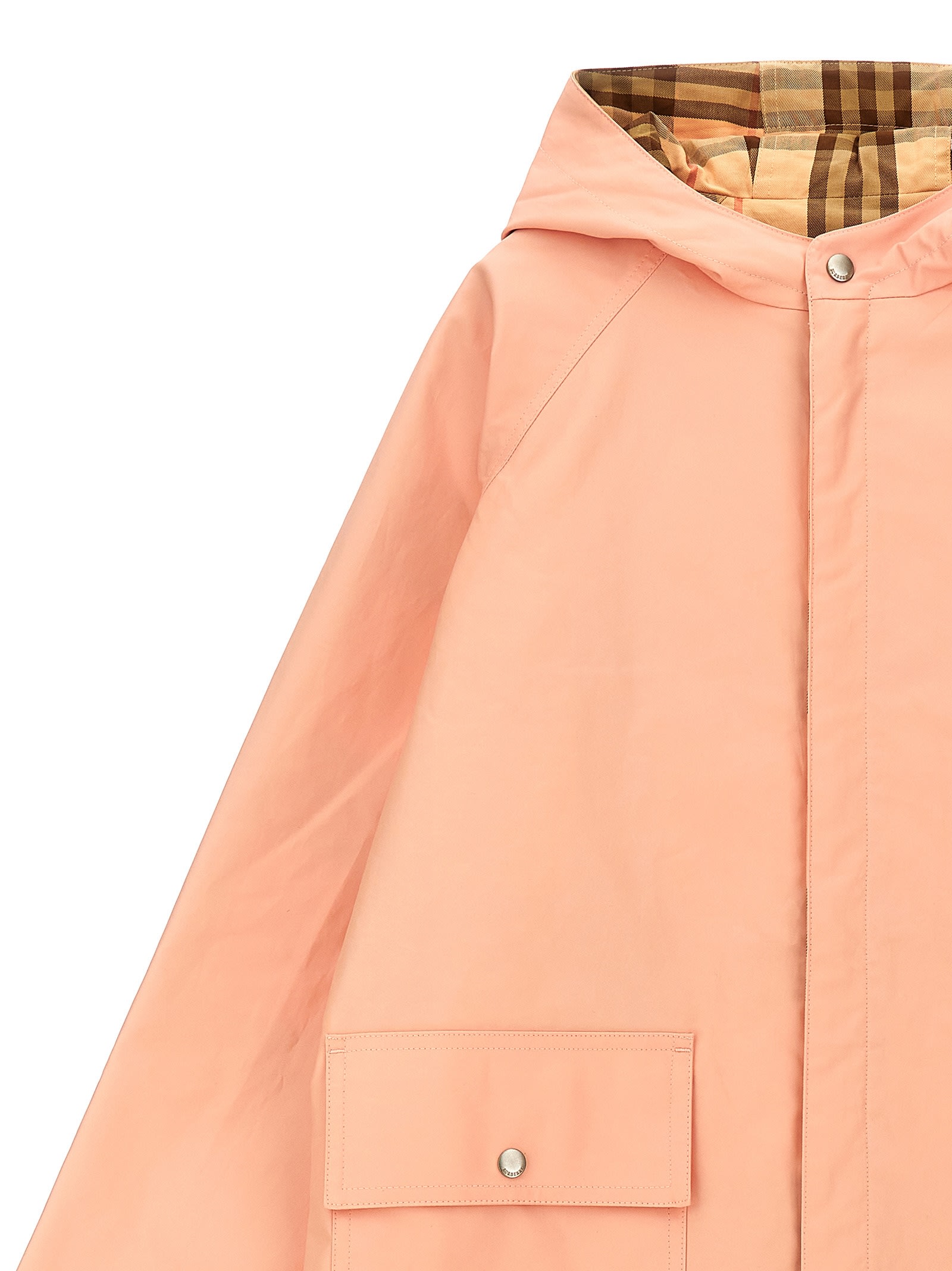 Burberry Emile Reversible Coat In Multicolor