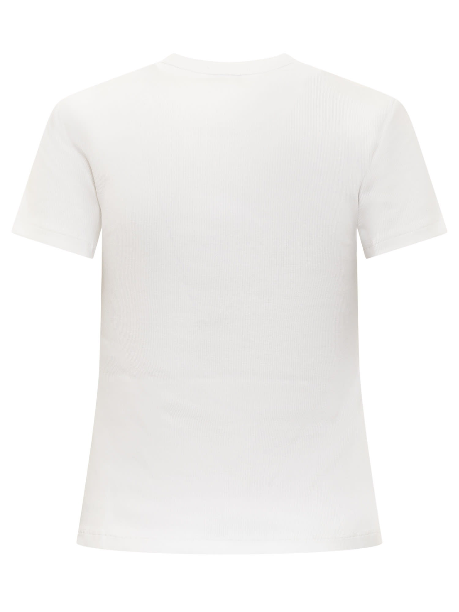 Shop Off-white Off Logo T-shirt In White Black