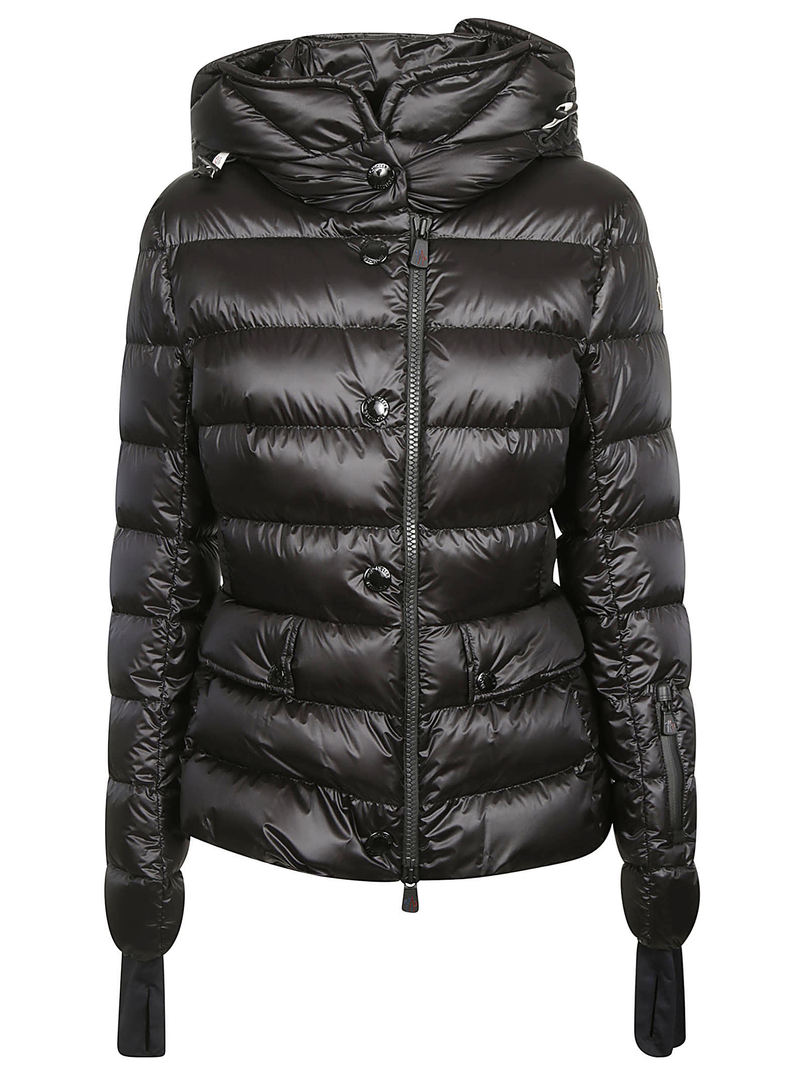 Moncler Grenoble Buttoned & Zip Padded Jacket In Black | ModeSens