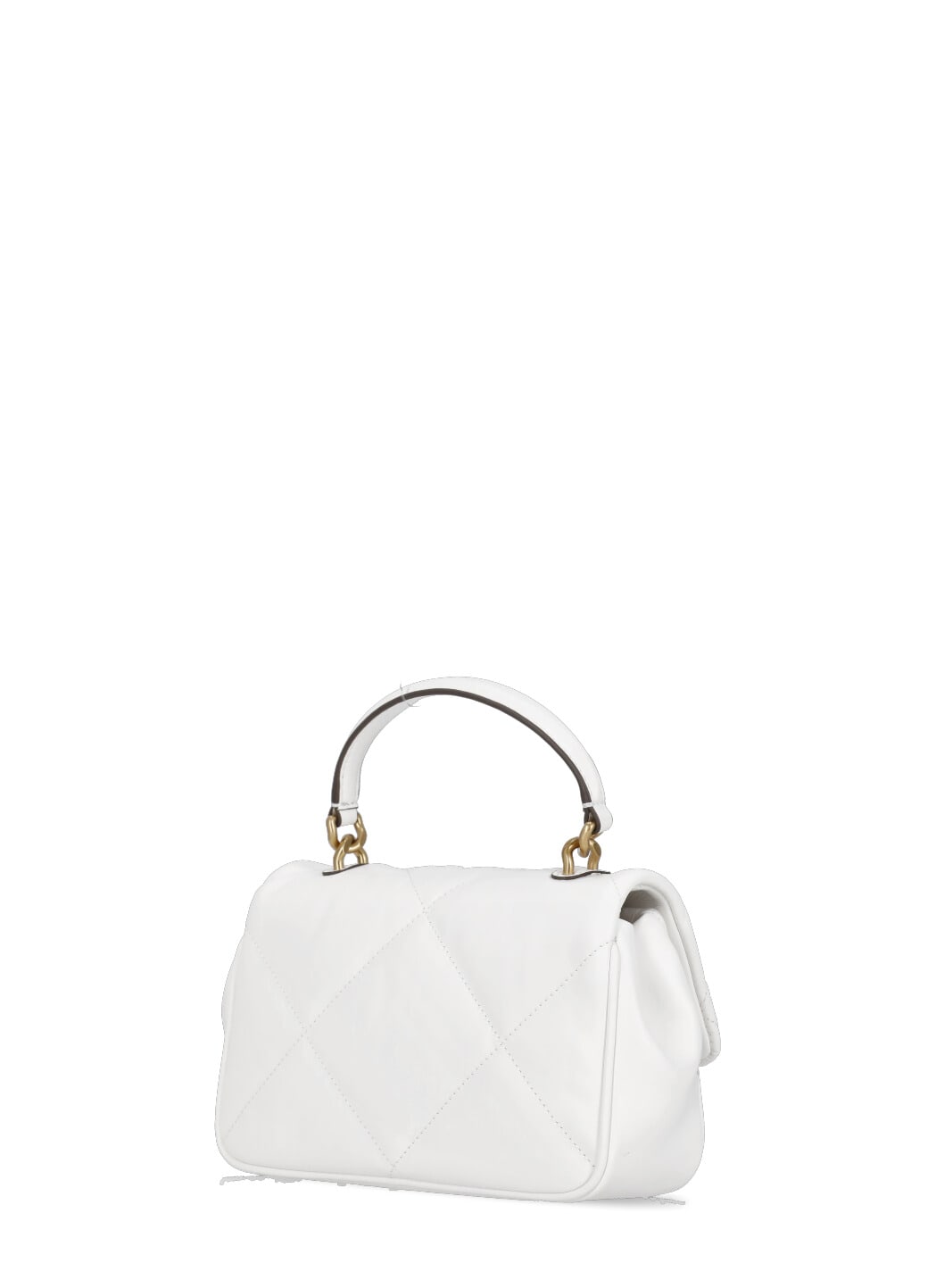 Shop Tory Burch Kira Diamond Quilt Bag In White