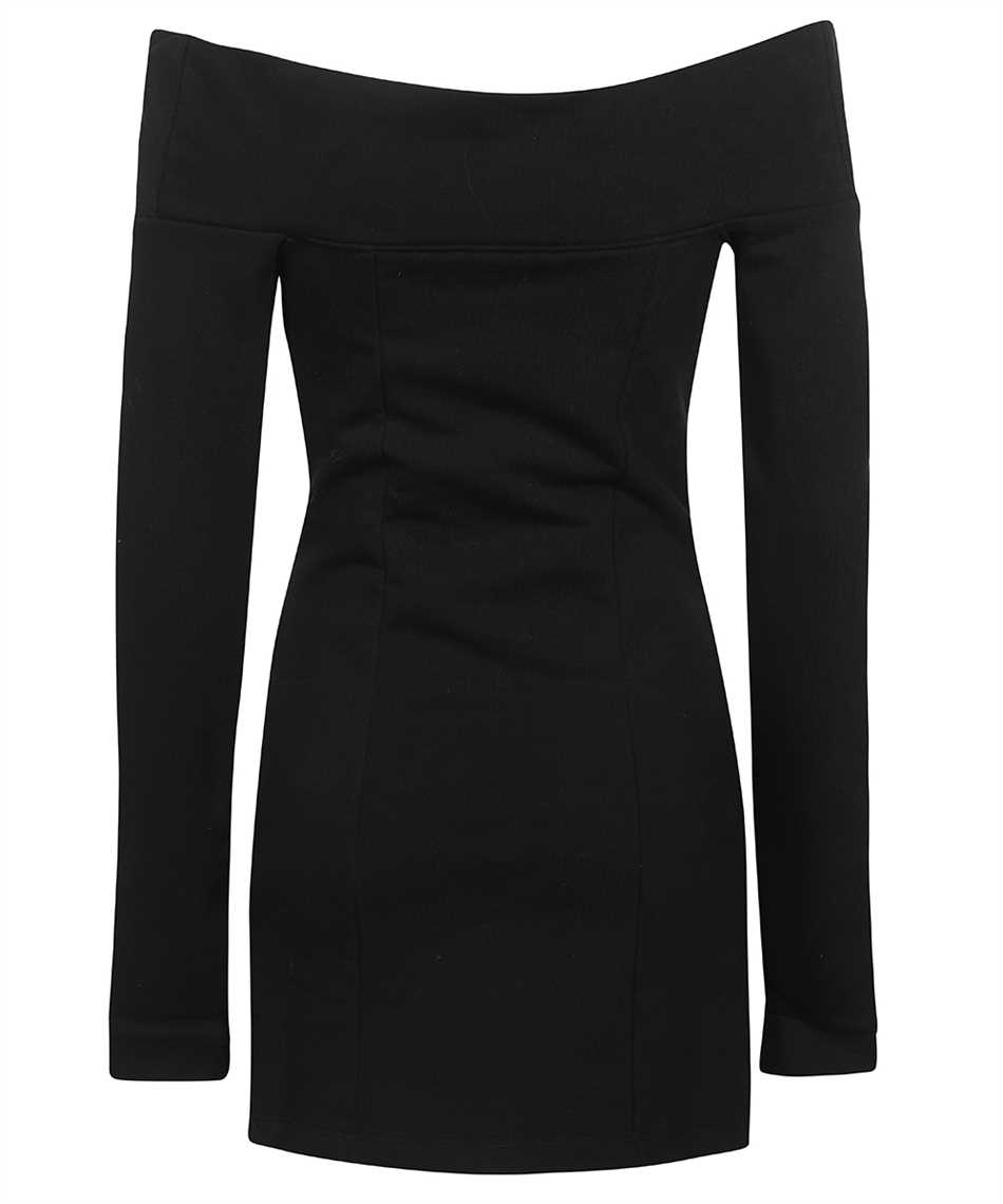 Shop Gcds Cotton Mini-dress In Black