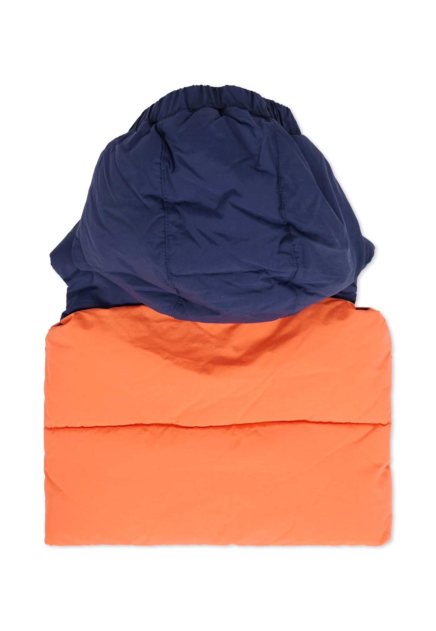 Timberland Orange Vest For Baby Boy With Logo In Multi