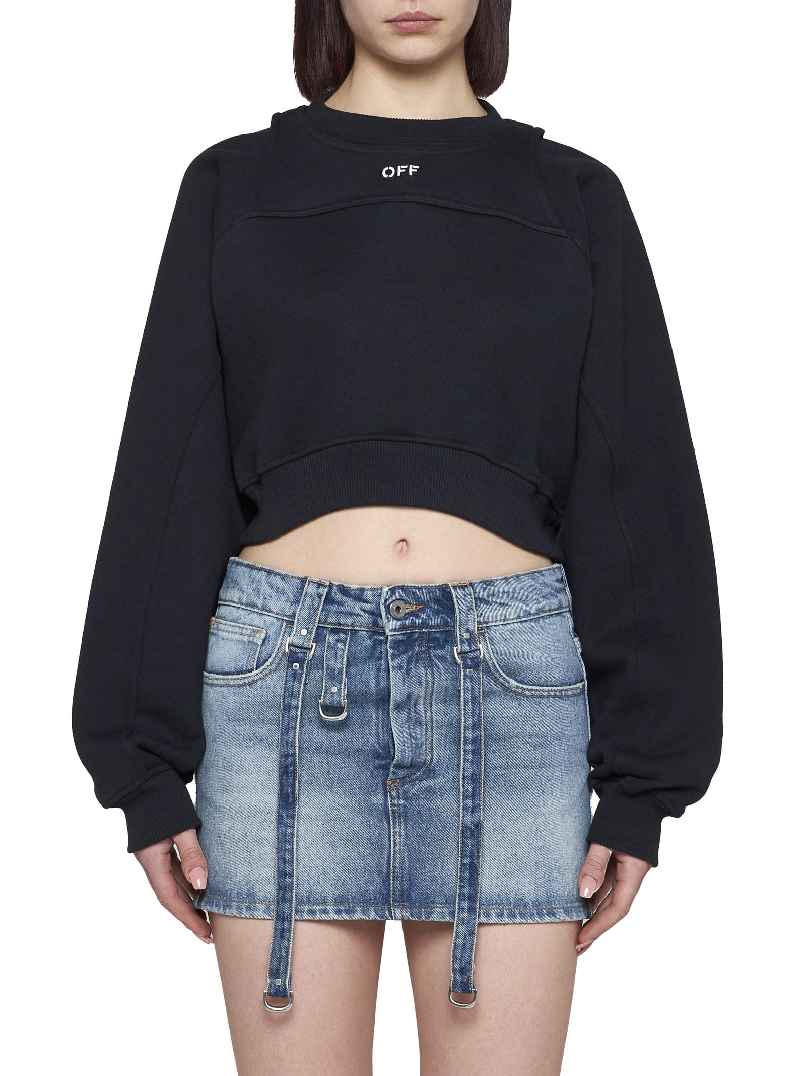 Shop Off-white Sweater In Black