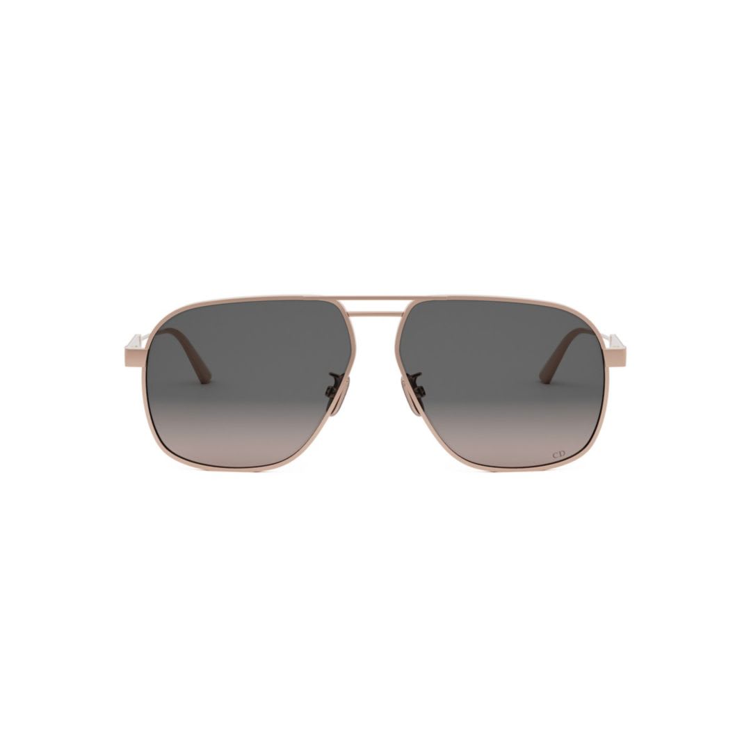 Dior Cannage A3u Aviator Sunglasses In 28b - Rose