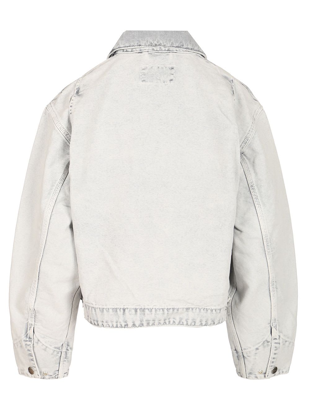 Carhartt Emery Jacket With Collar And Pockets In Gray