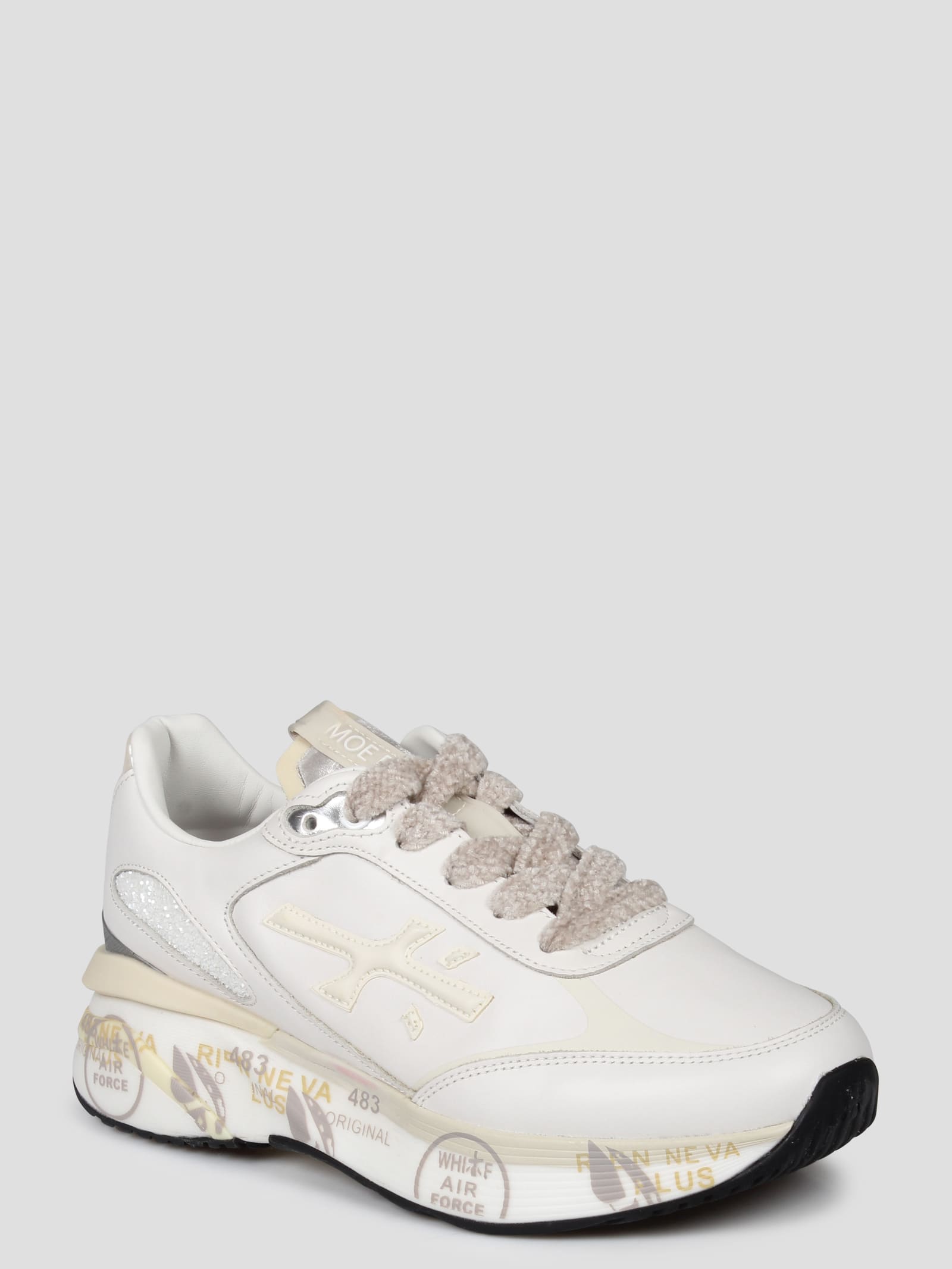 Shop Premiata Timeless Trainers Moerund 6989 In White