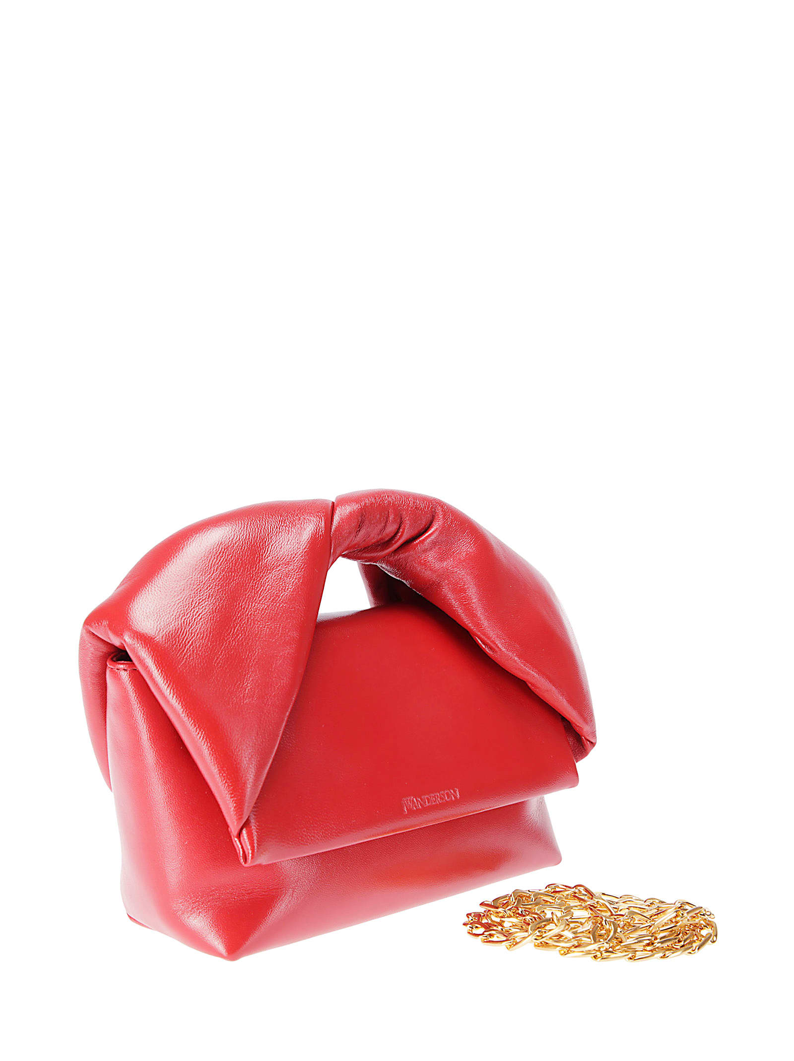 Jw Anderson Midi Twister Bag In Red