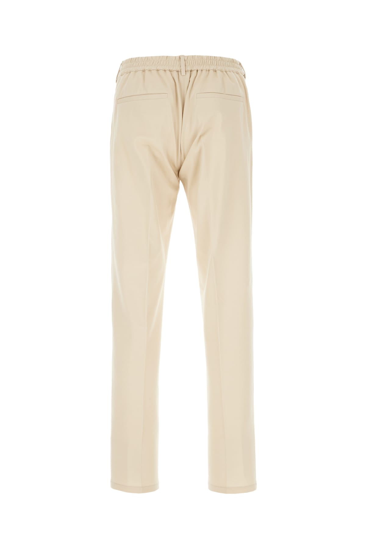 Shop Circolo 1901 Sand Stretch Cotton Pants In 781