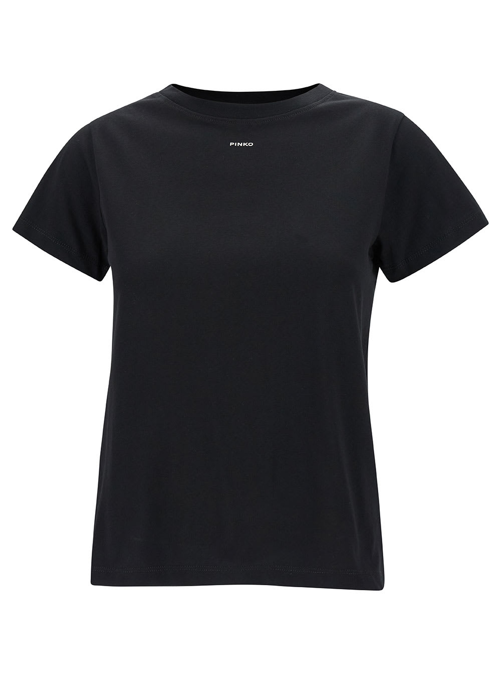 Pinko Basico T-shirt Jersey Old In Black