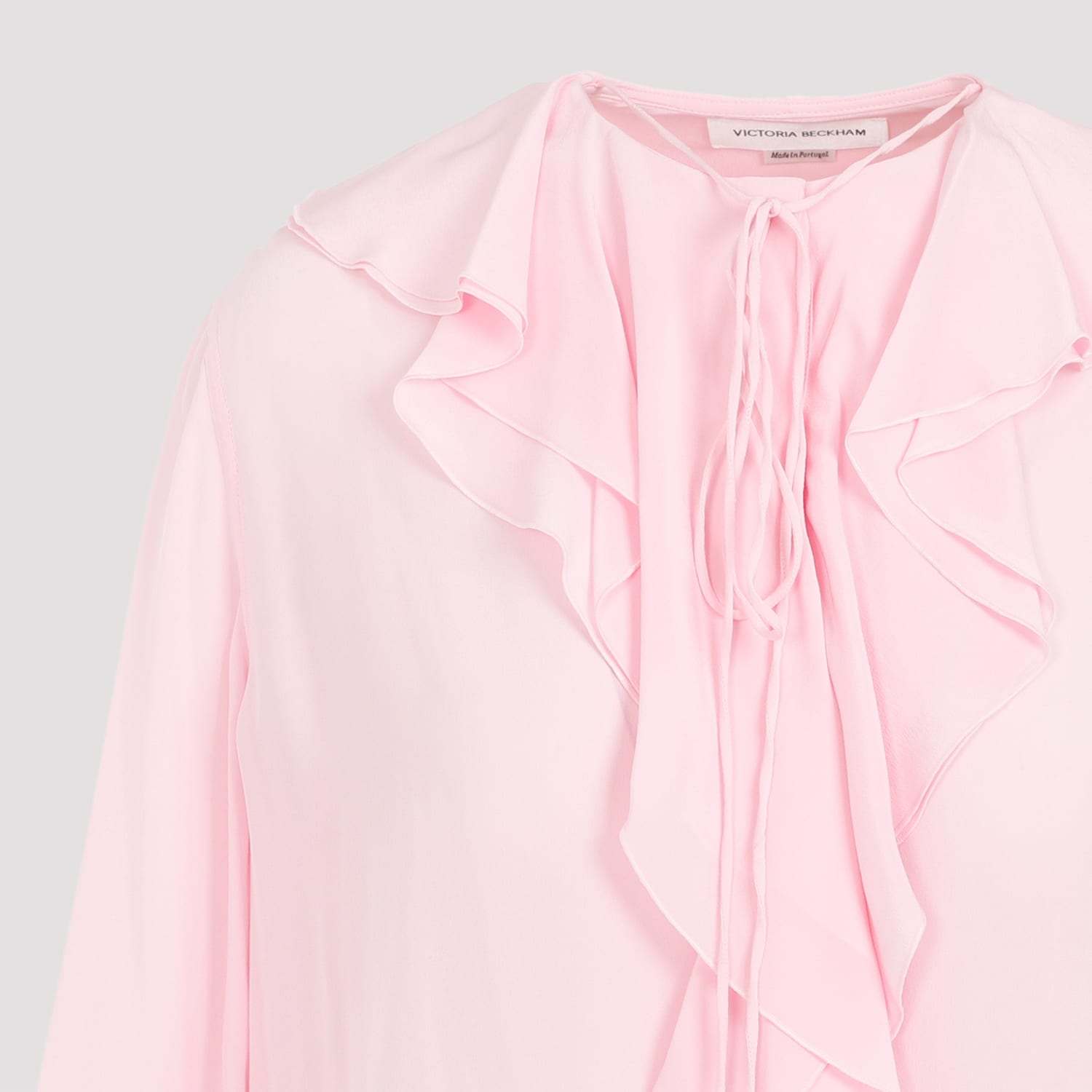 Shop Victoria Beckham Romantic Blouse In Orchid