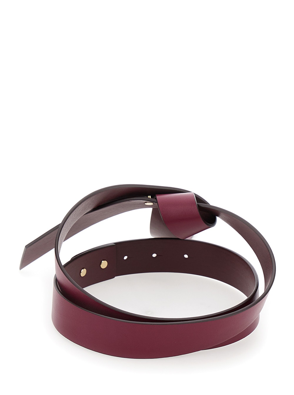 Shop Philosophy Di Lorenzo Serafini Belt In Bordeaux