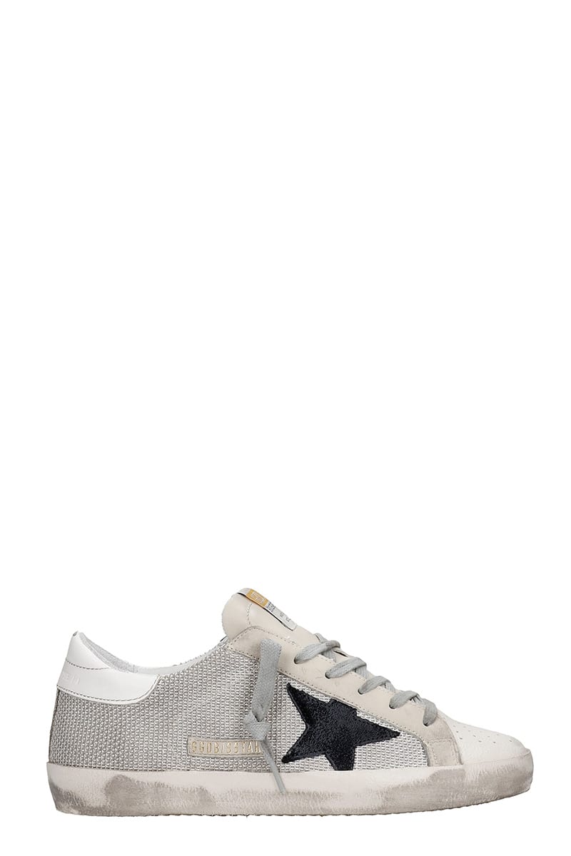 Buy Golden Goose Superstar Sneakers In Beige Leather online, shop Golden Goose shoes with free shipping