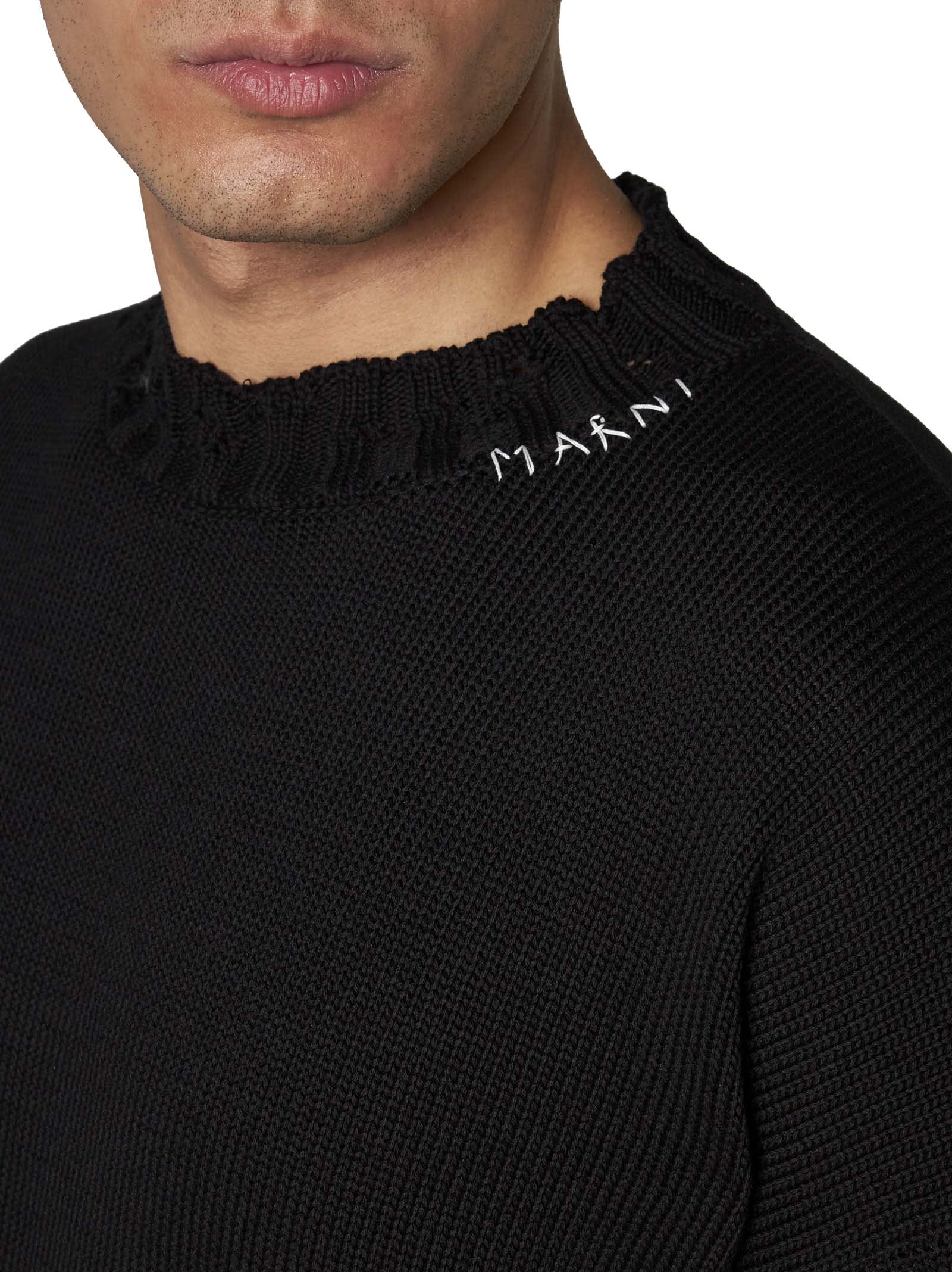 Shop Marni Sweater In Black