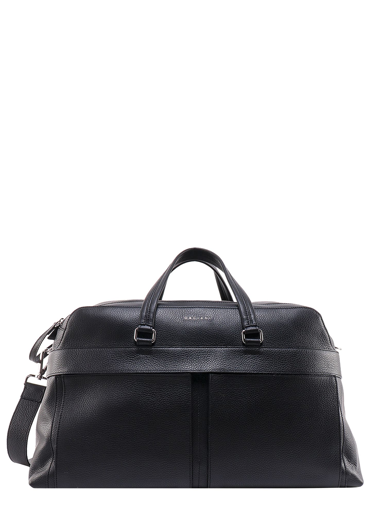 Shop Orciani Duffle Bag In Black