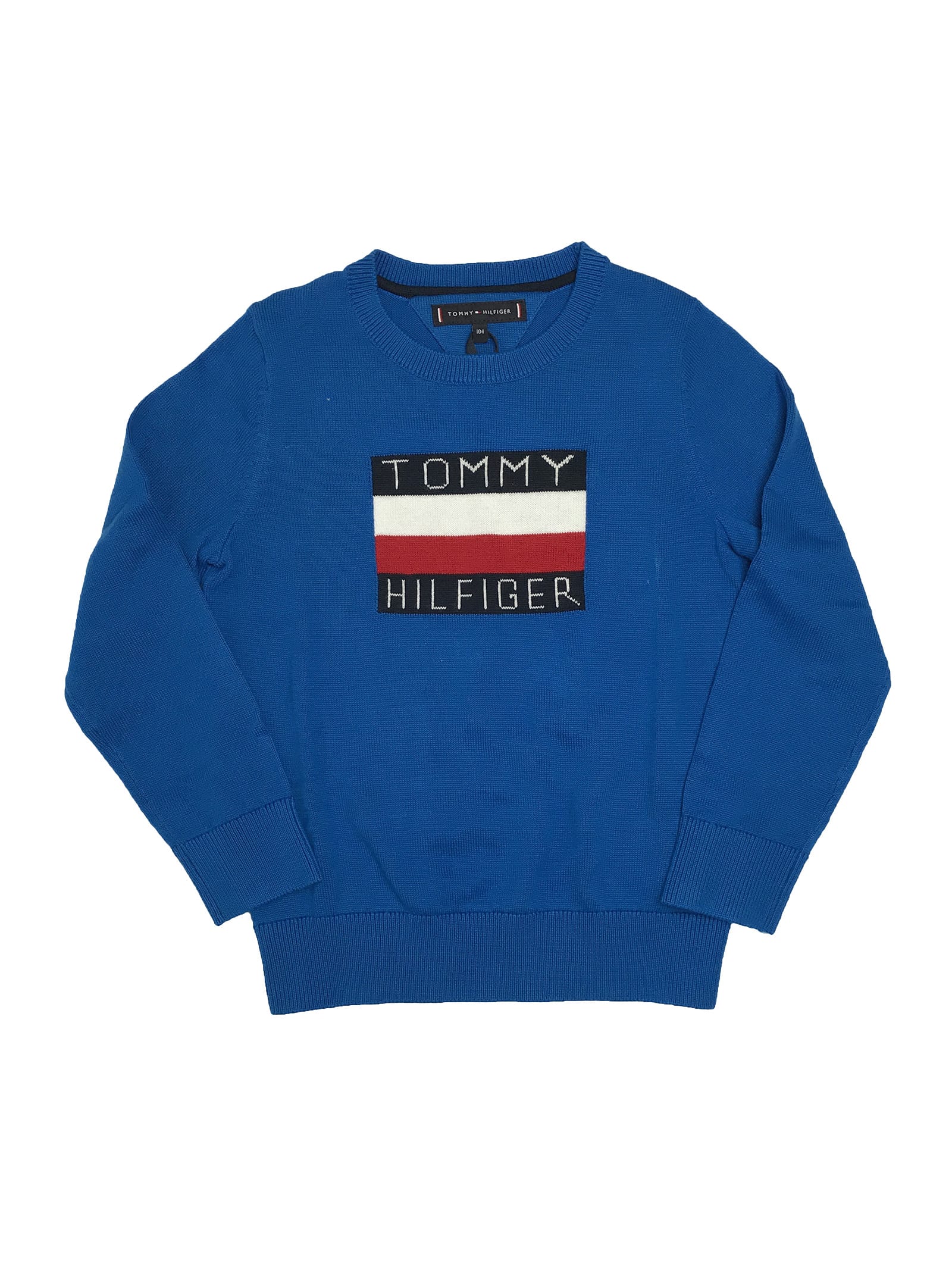 red white and blue tommy hilfiger sweater