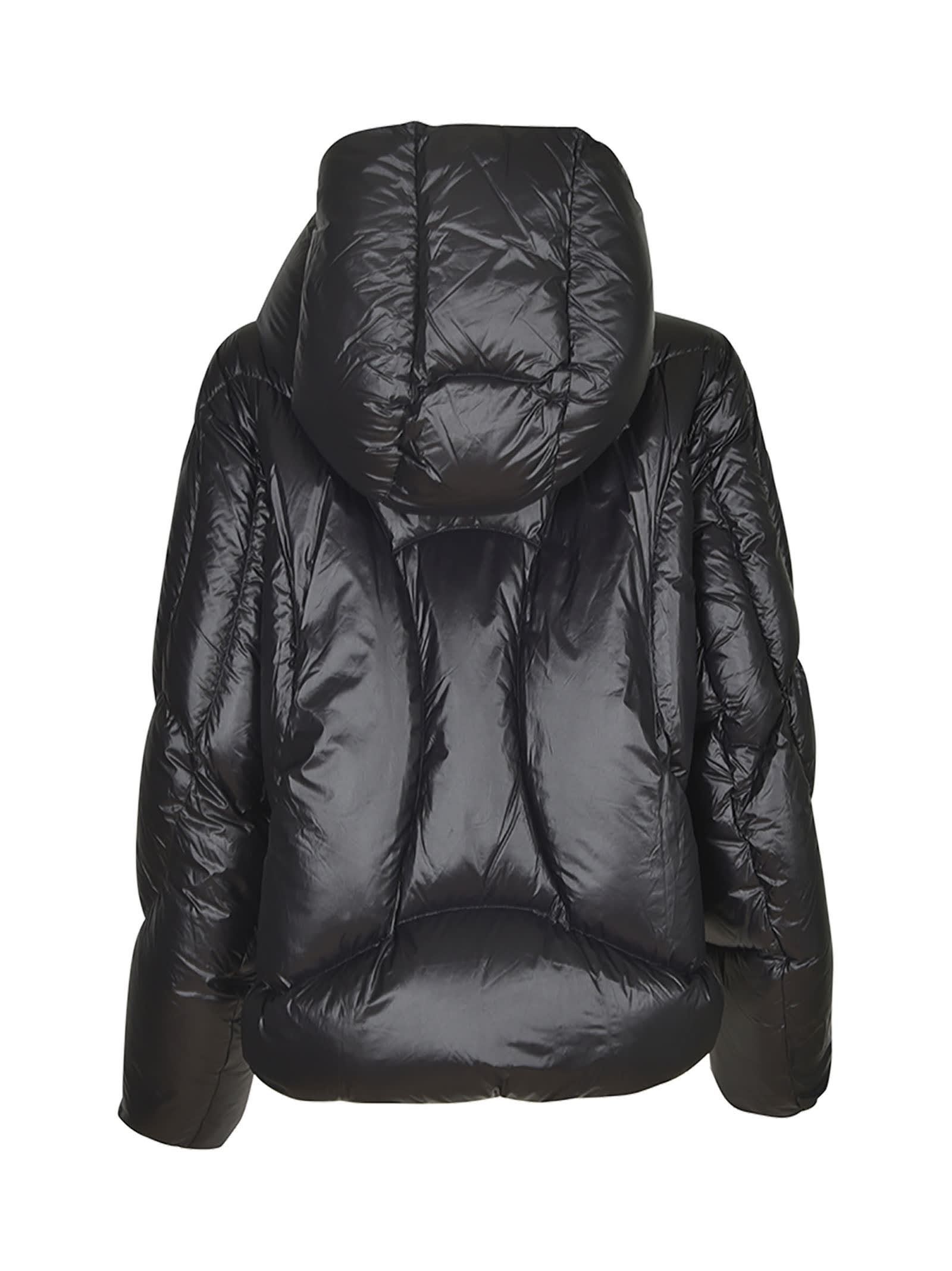 Shop Jnby Wrap Quilted Jacket In Black