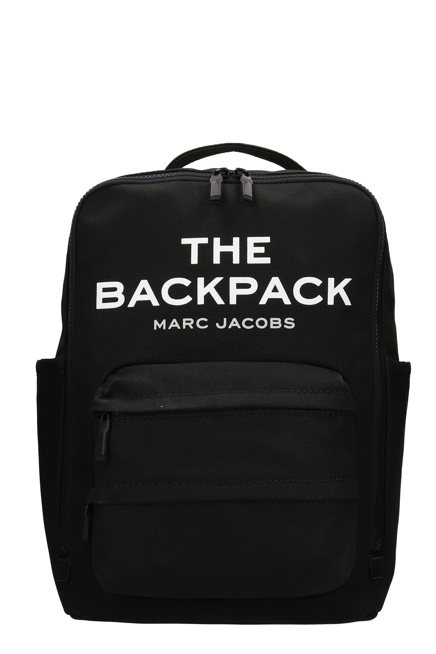 Marc Jacobs The Backpack Backpack In Black Cotton