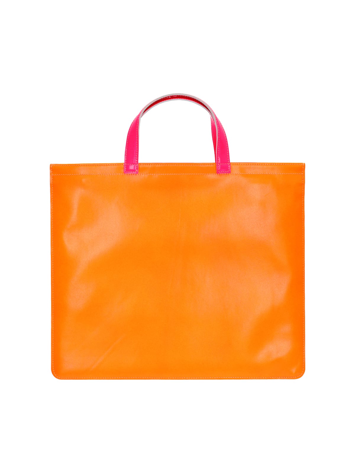 Shop Comme Des Garçons Thin Tote Bag In Orange