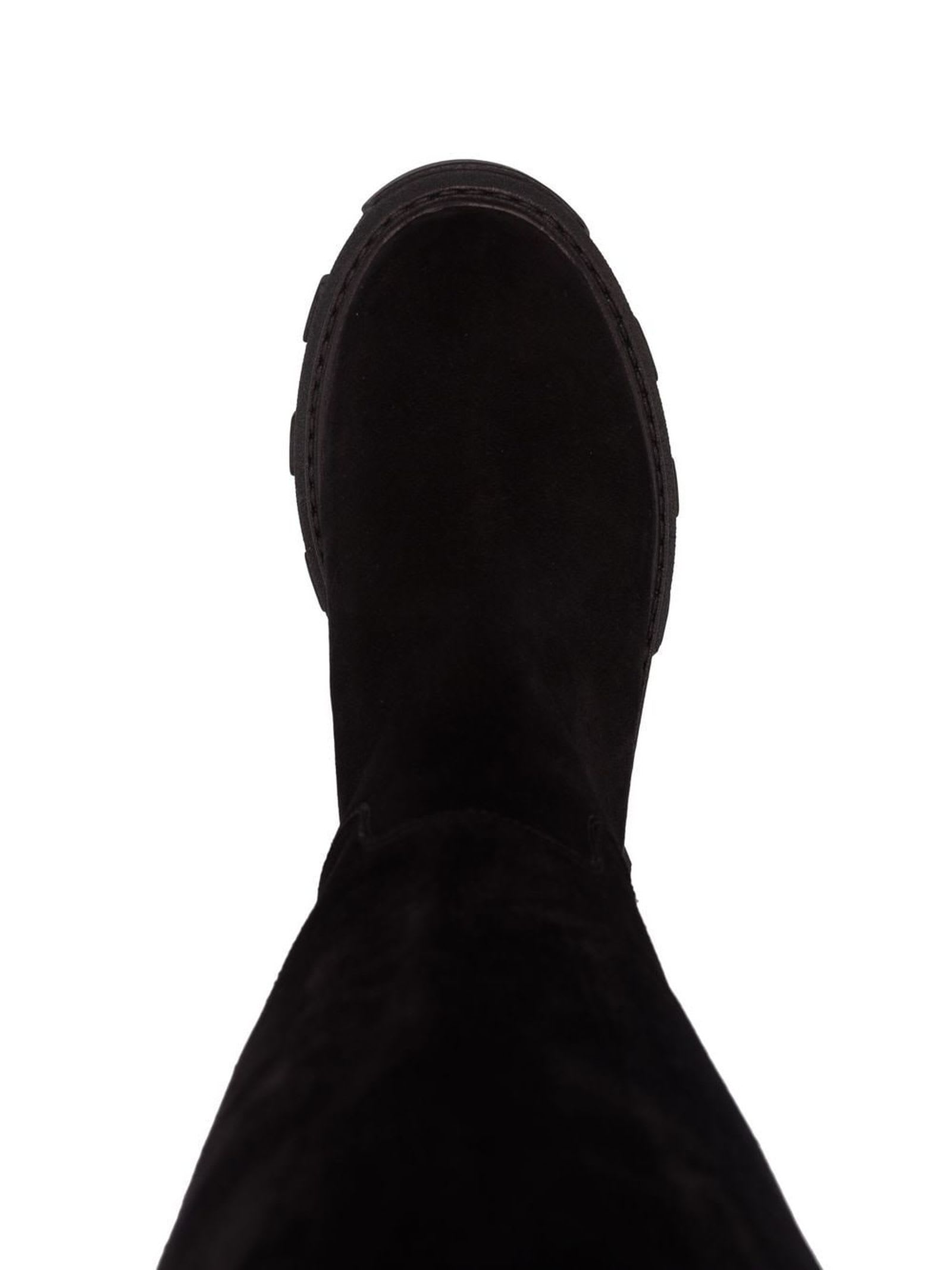 Shop Gia Borghini Black Suede Perni Boots