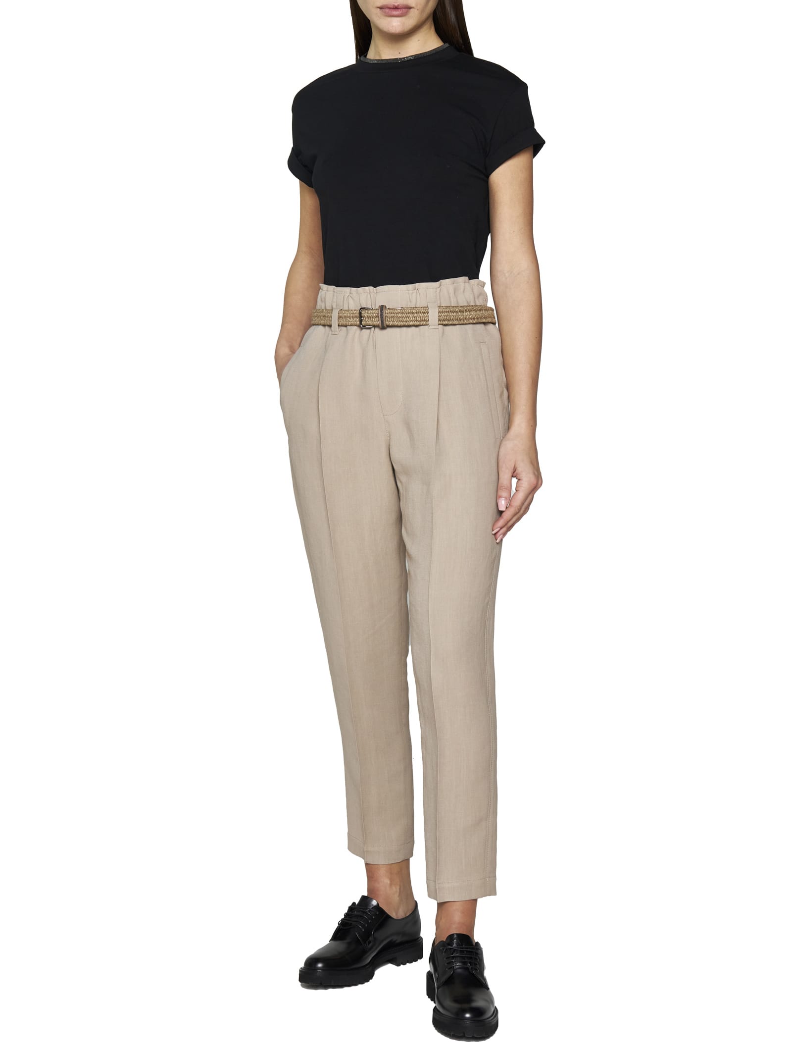 Brunello Cucinelli Jersey T-shirt In Black