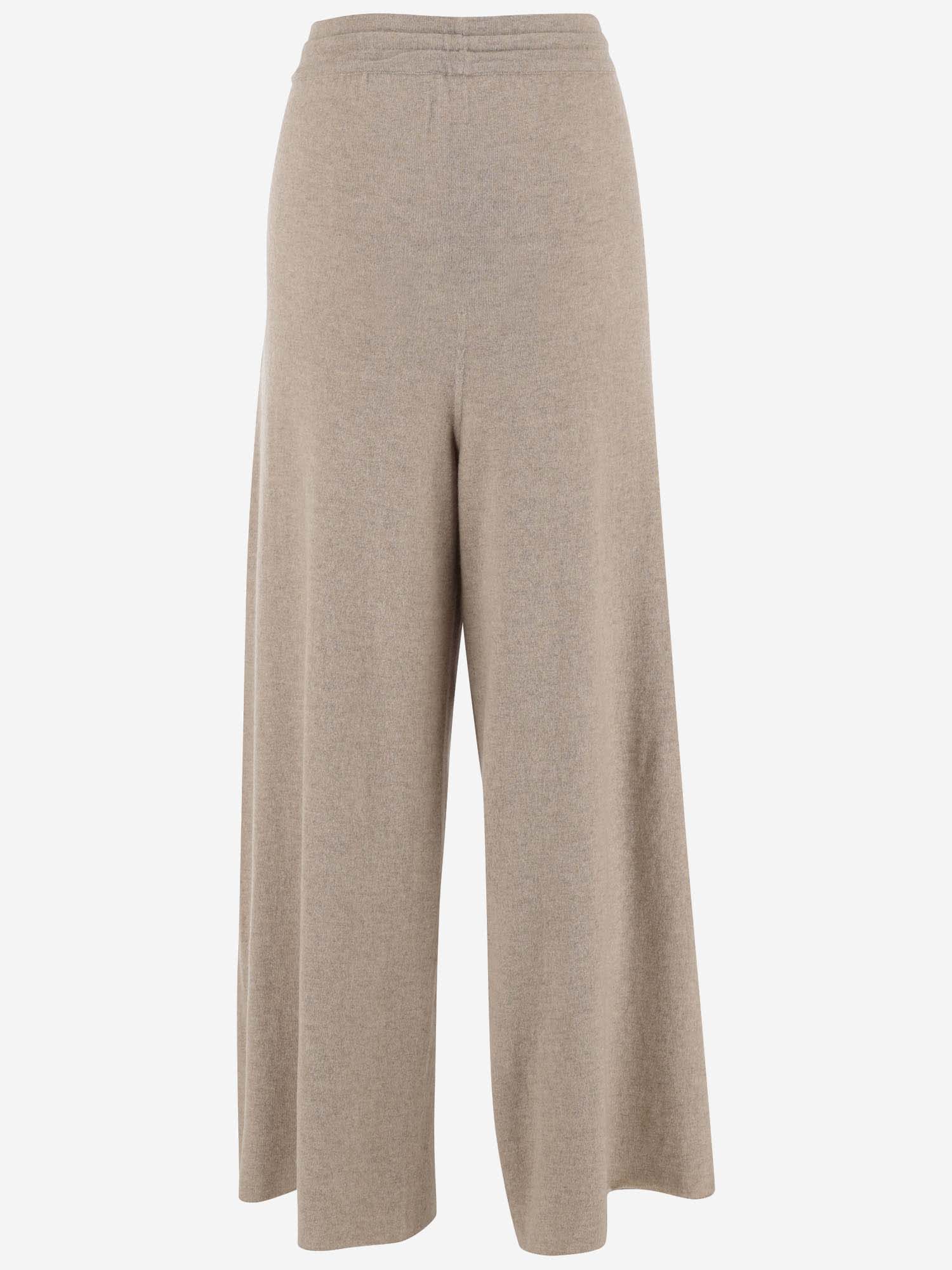 Shop Jil Sander Cashmere Pants In Beige