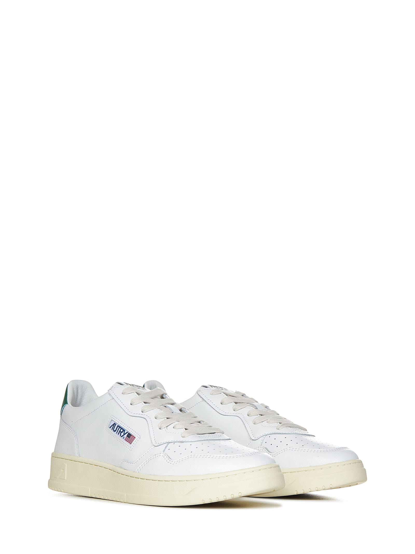 Shop Autry Medalist Low Sneakers In White