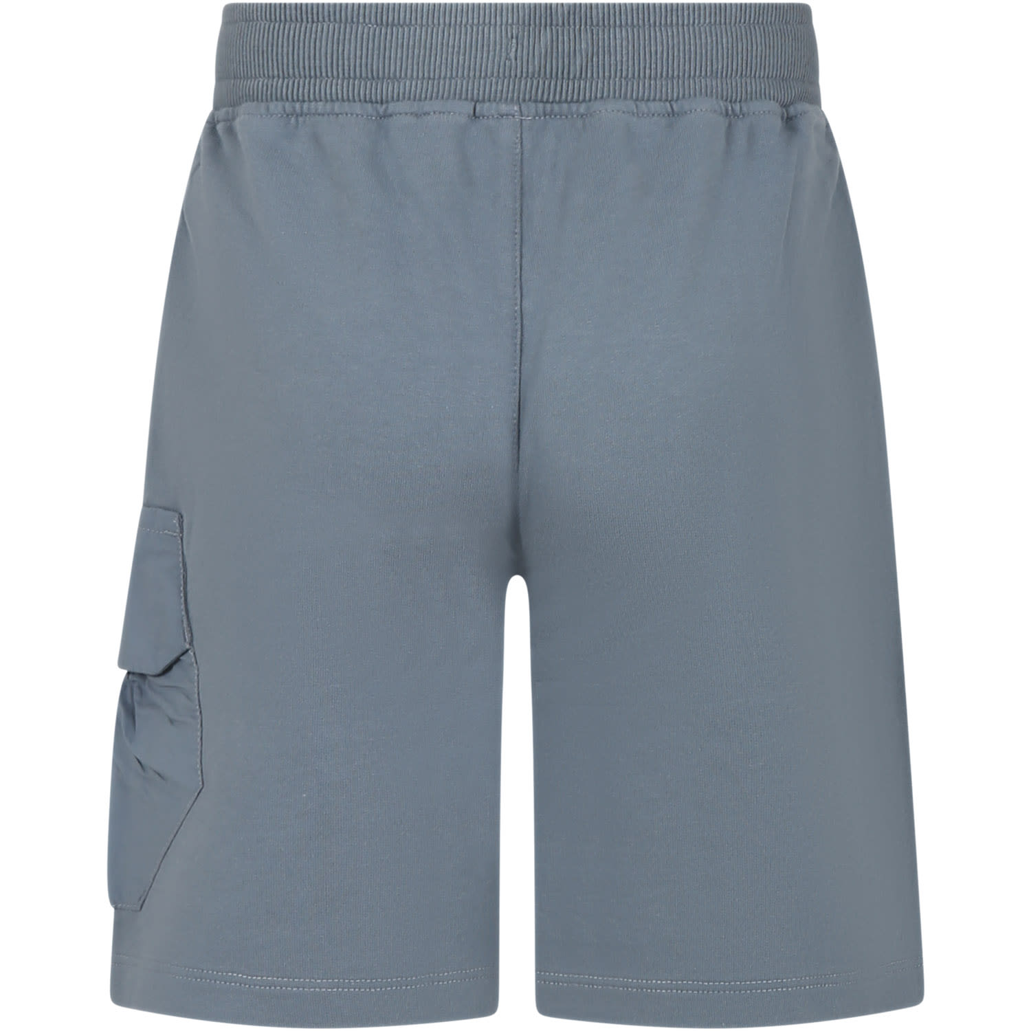 Shop C.p. Company Undersixteen Gray Trousers For Boy With Logo In Grey