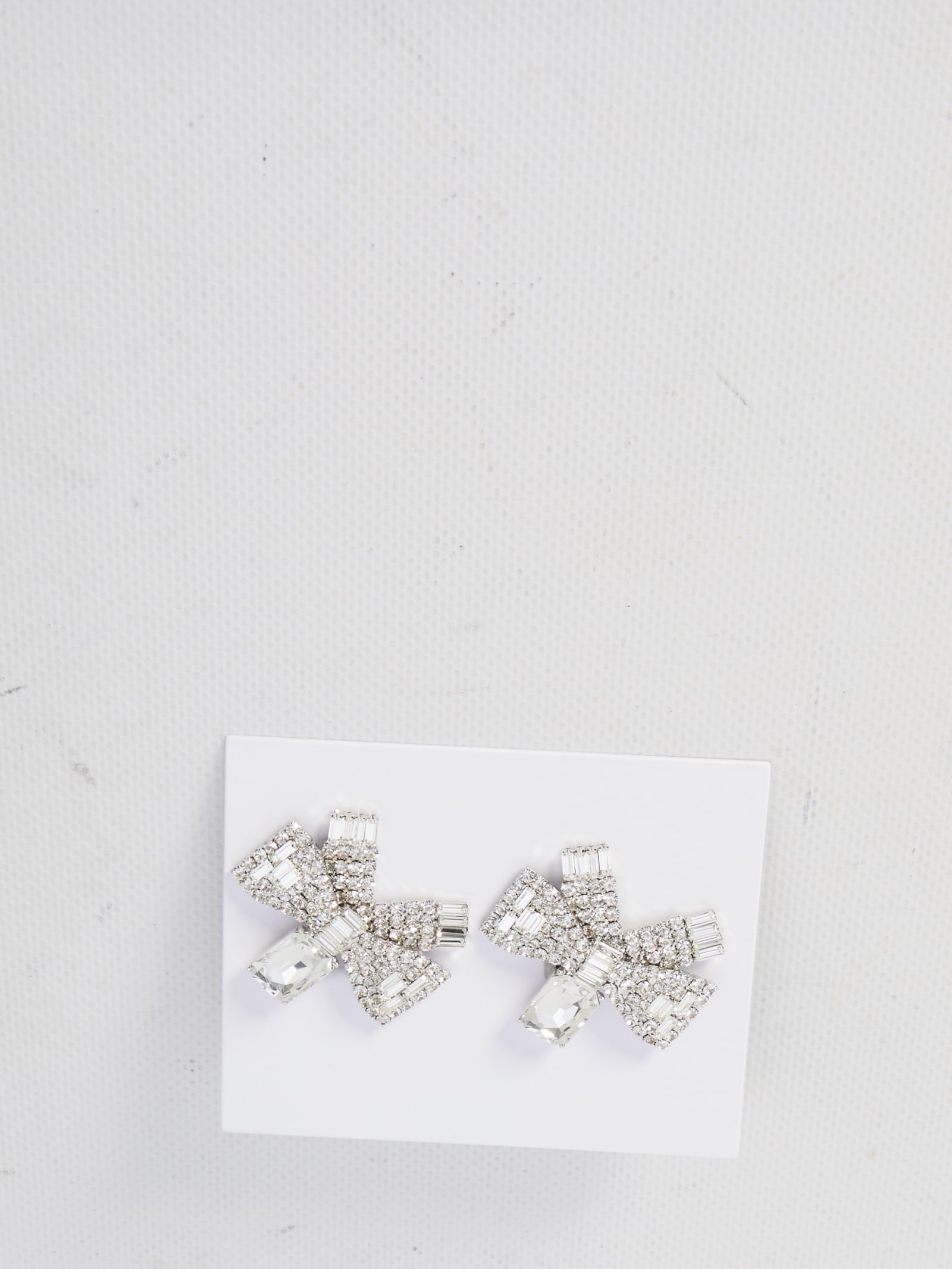 Crystal Bow Earrings