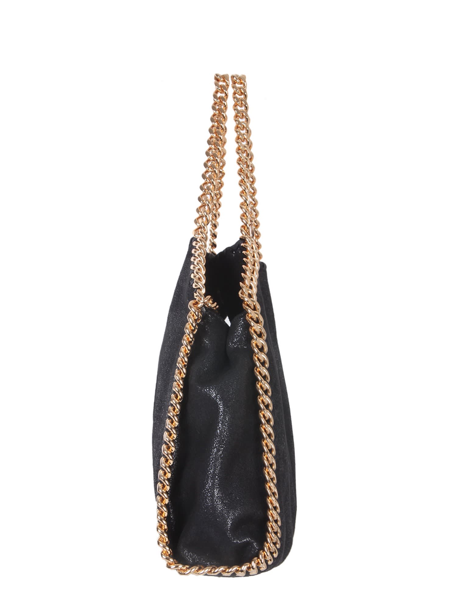 Shop Stella Mccartney Mini Falabella Bag In Black