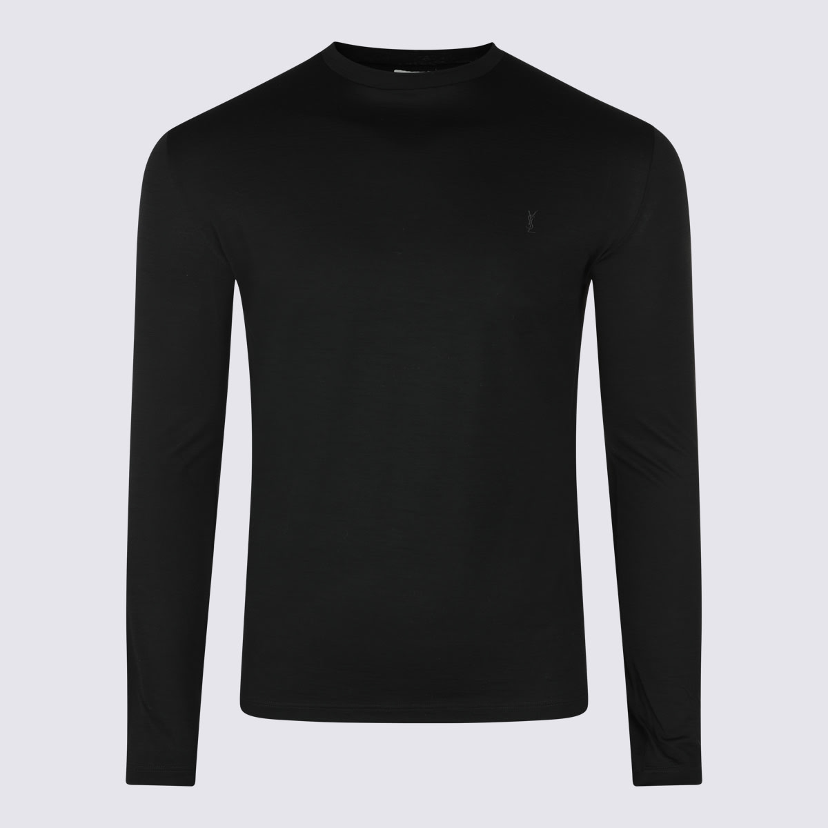 Shop Saint Laurent Black Wool Knitwear