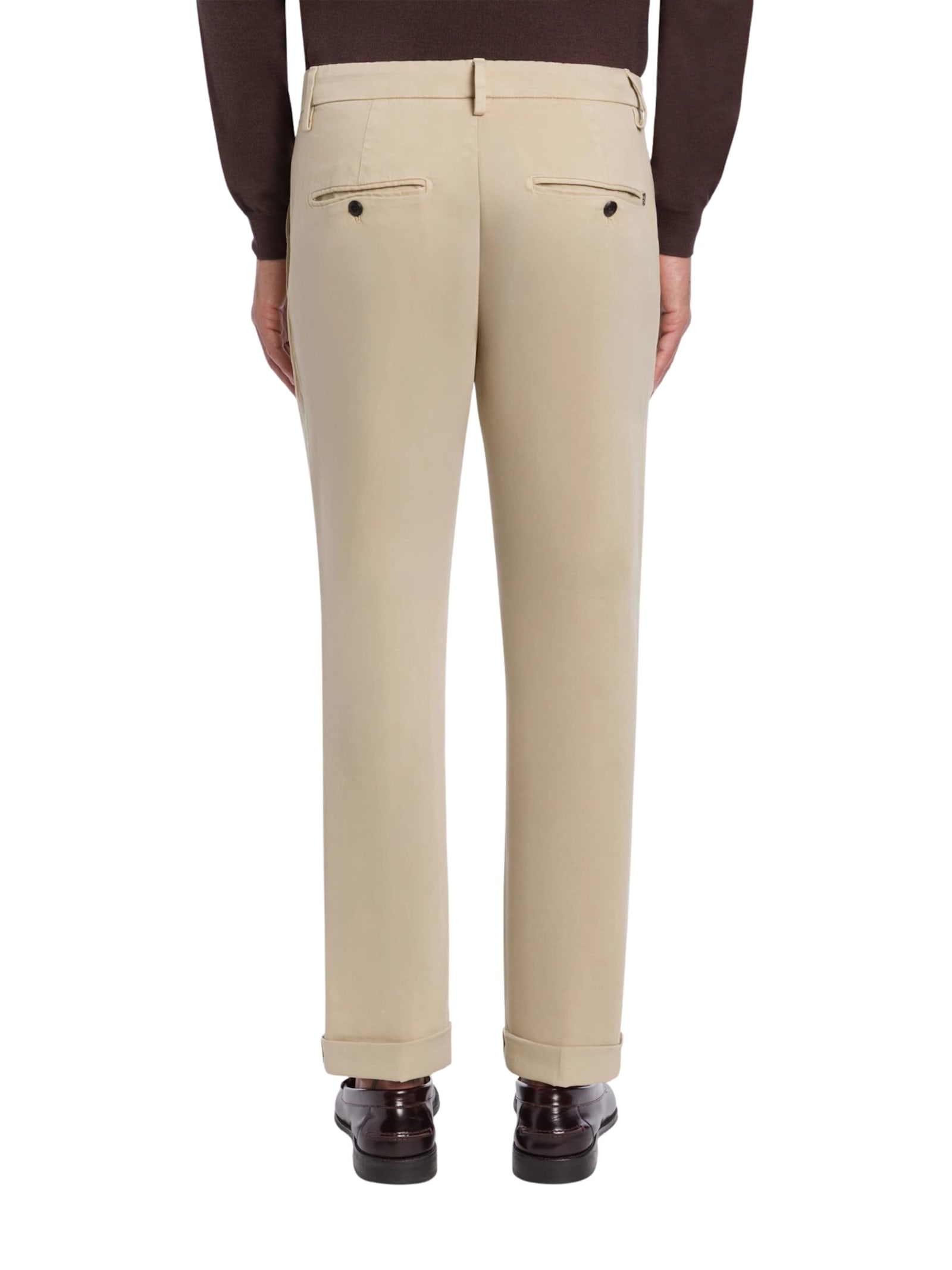 Dondup Pants Gaubert Relax In Neutral