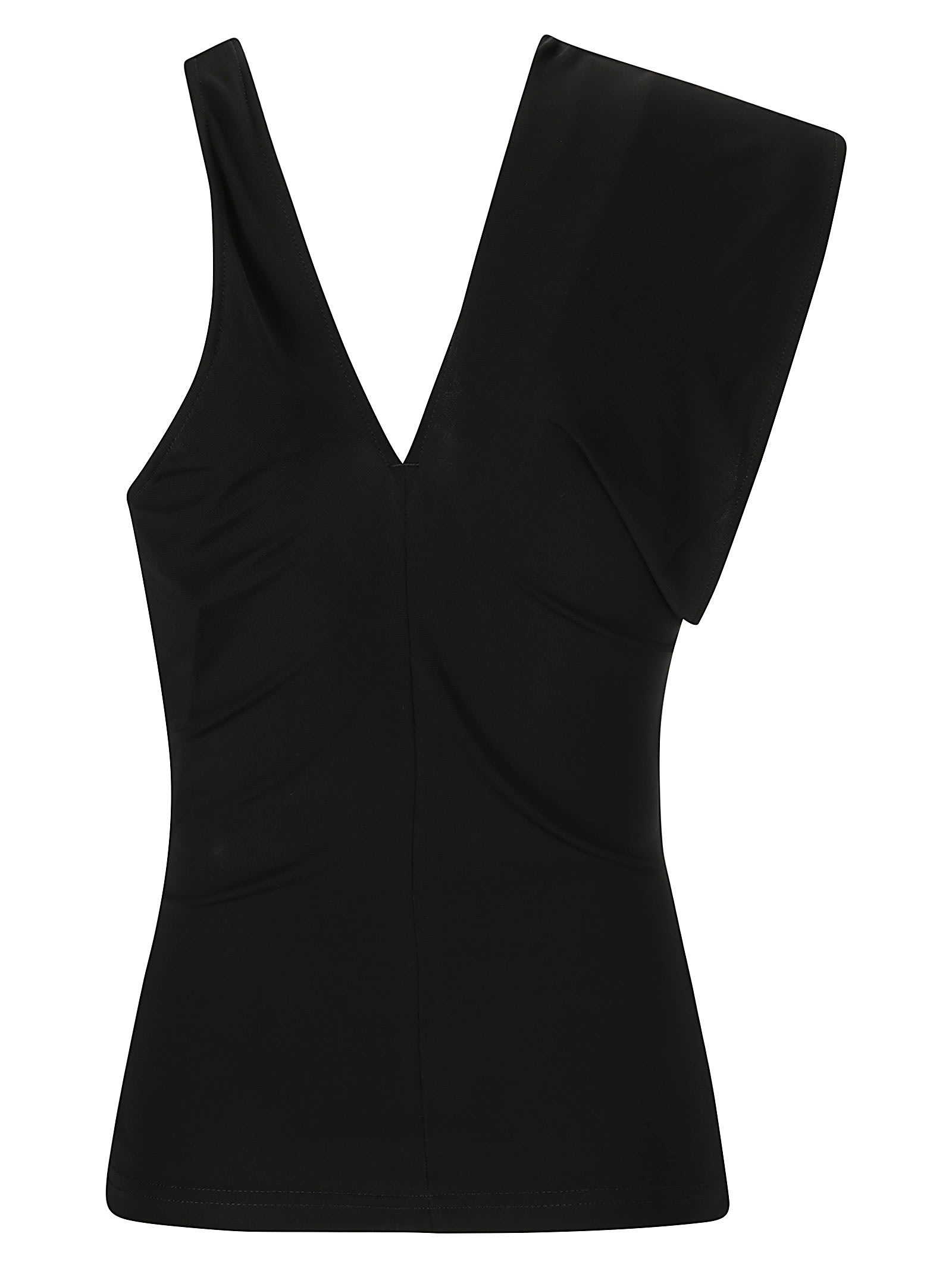 Shop Courrèges Criss Cross Top In Black