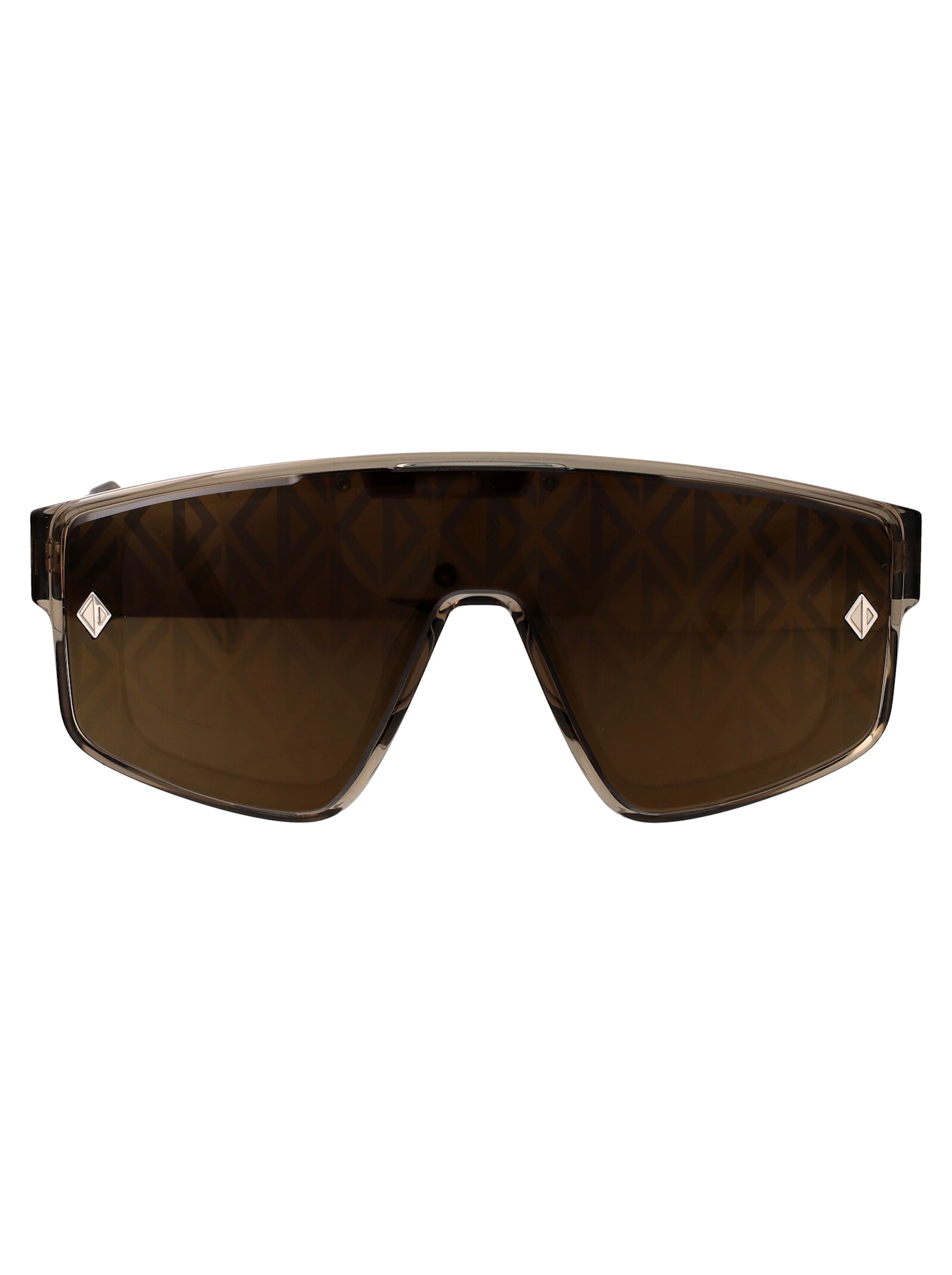 Dior Cd Diamond M1u Sunglasses In Brown