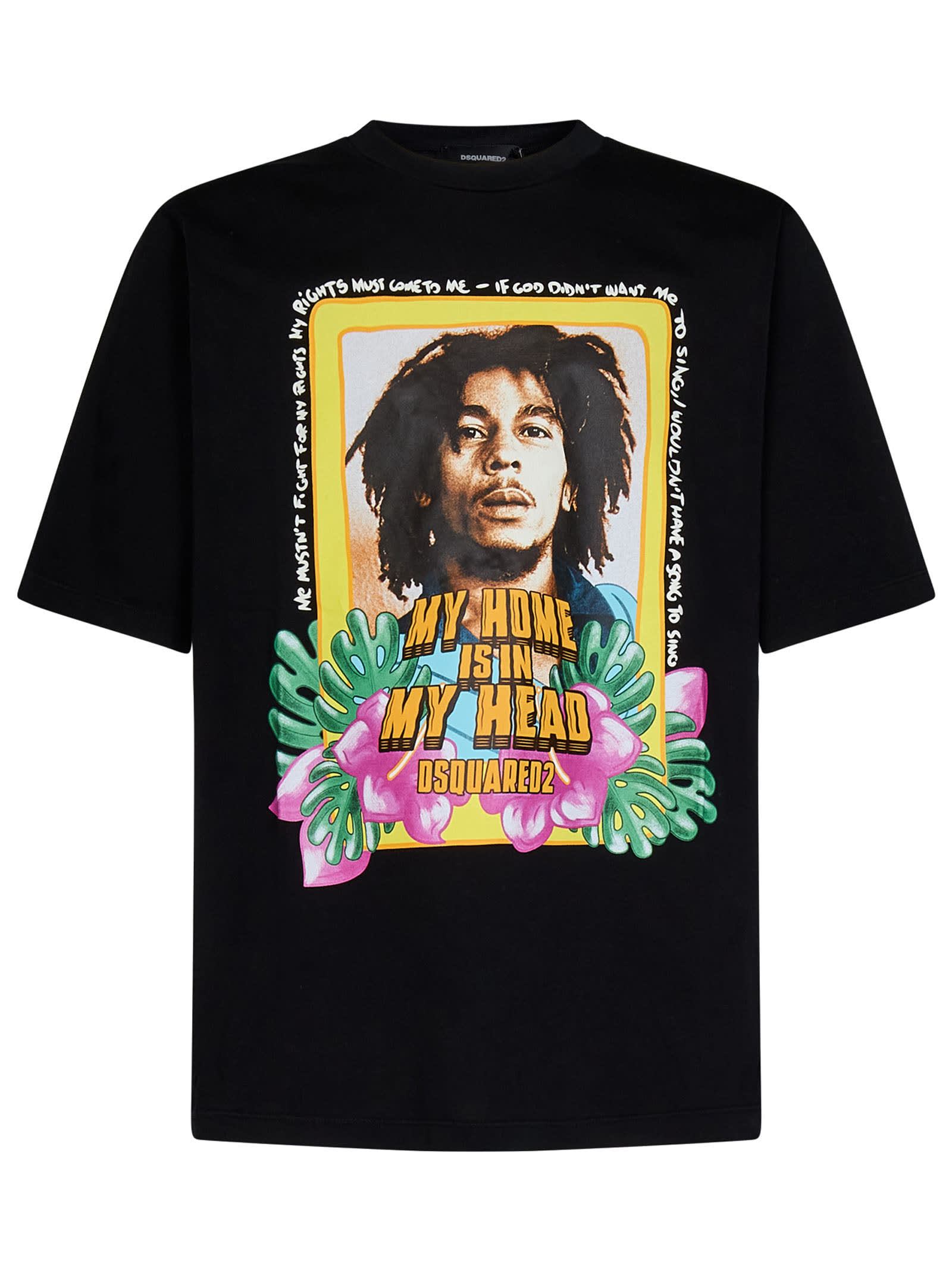 Shop Dsquared2 Bob Marley Skater T-shirt