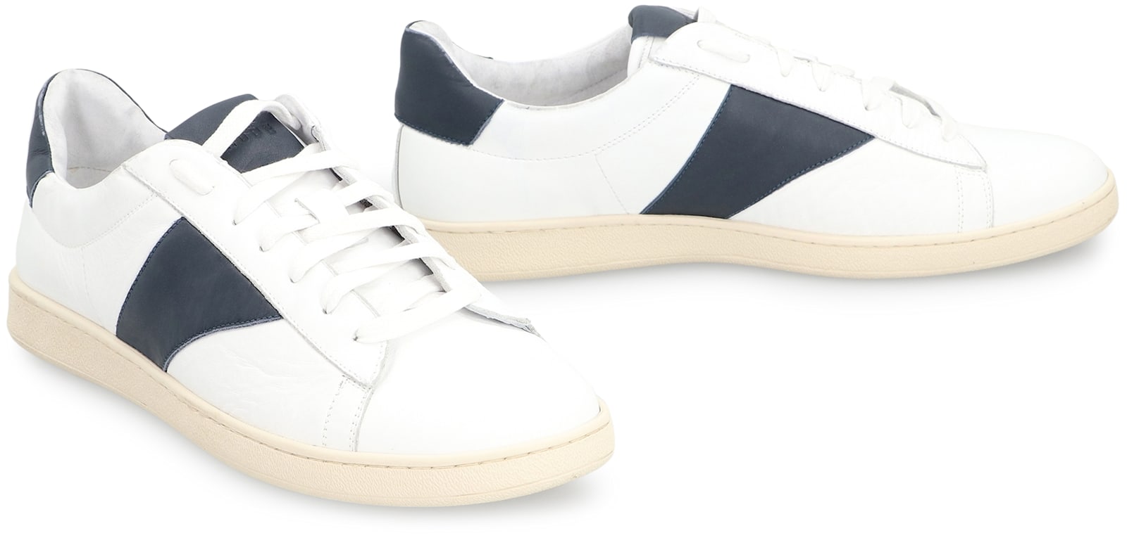 Rhude Court Leather Low-top Sneakers In White
