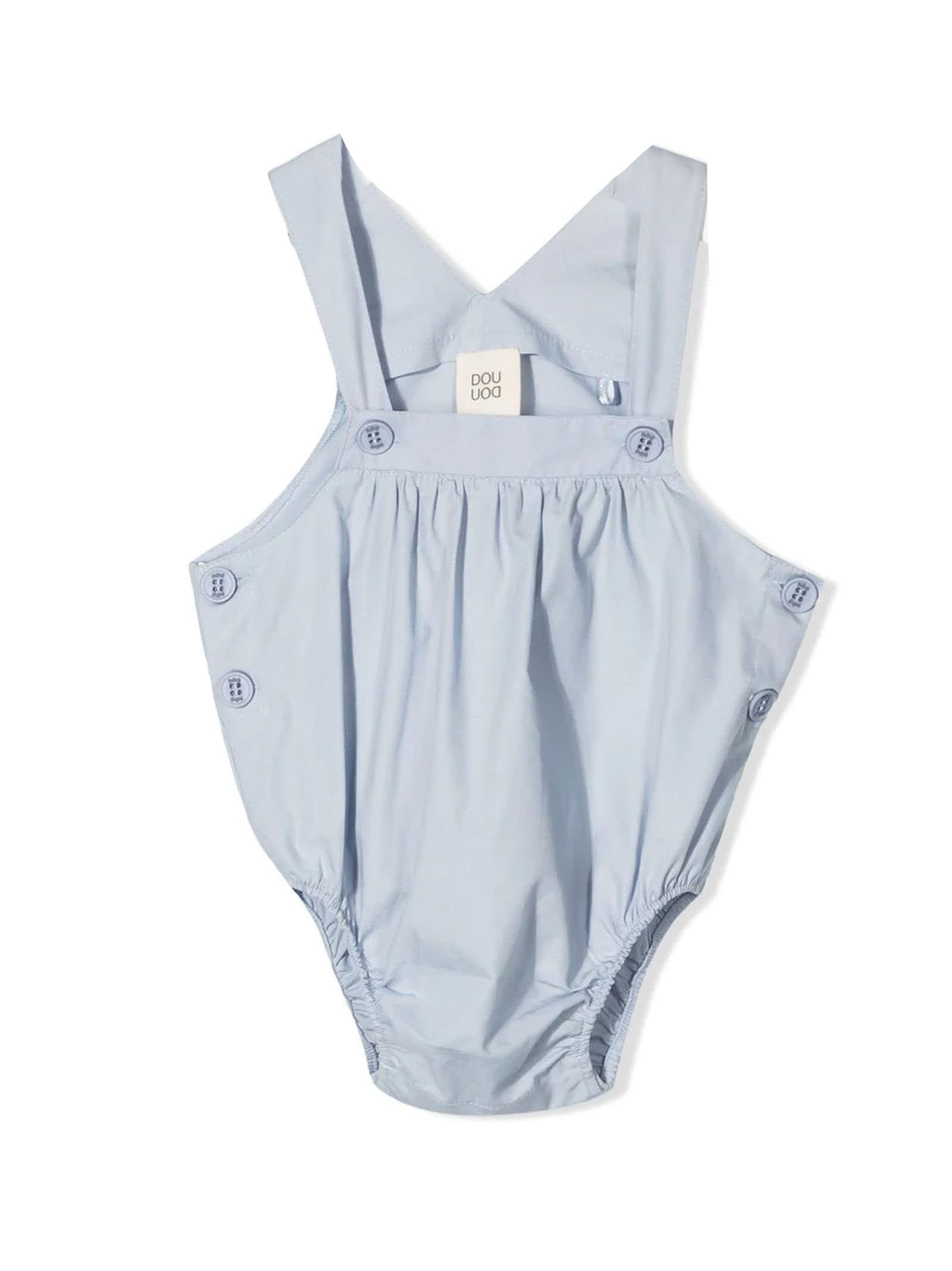 Douuod Blue Cotton Dungaree-style Body