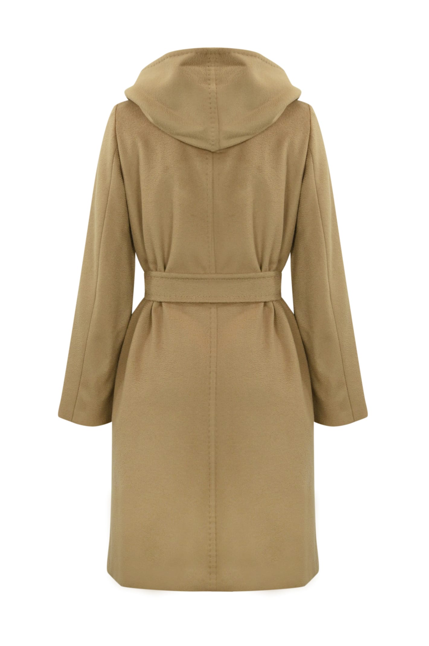 Shop Max Mara Newmang Wool Coat In Cammello