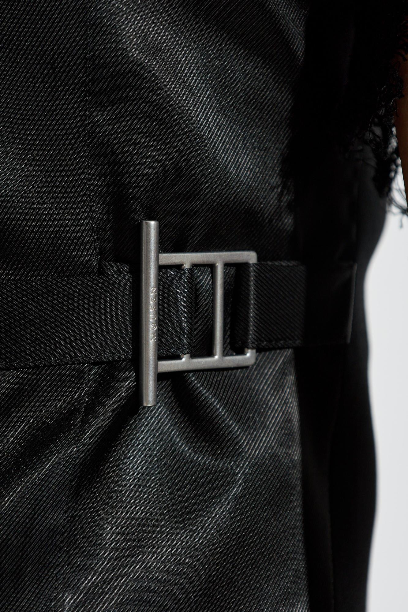Alexander Mcqueen Wool Waistcoast