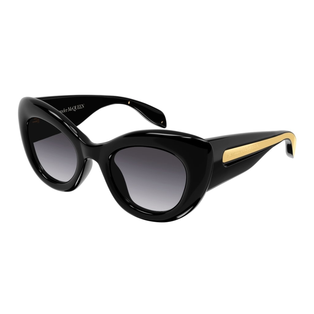 Shop Alexander Mcqueen Am0403s 001 Sunglasses In Nero