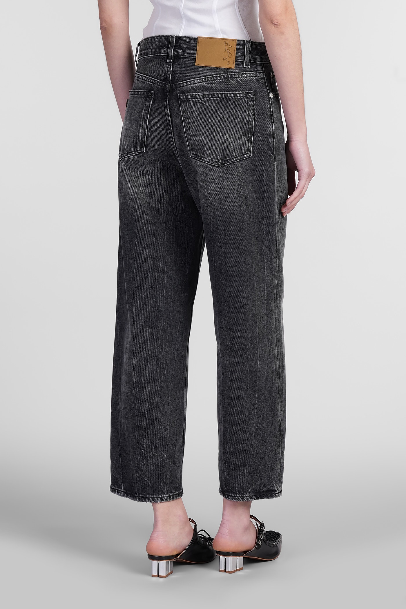 HAIKURE BETTY JEANS IN BLACK DENIM