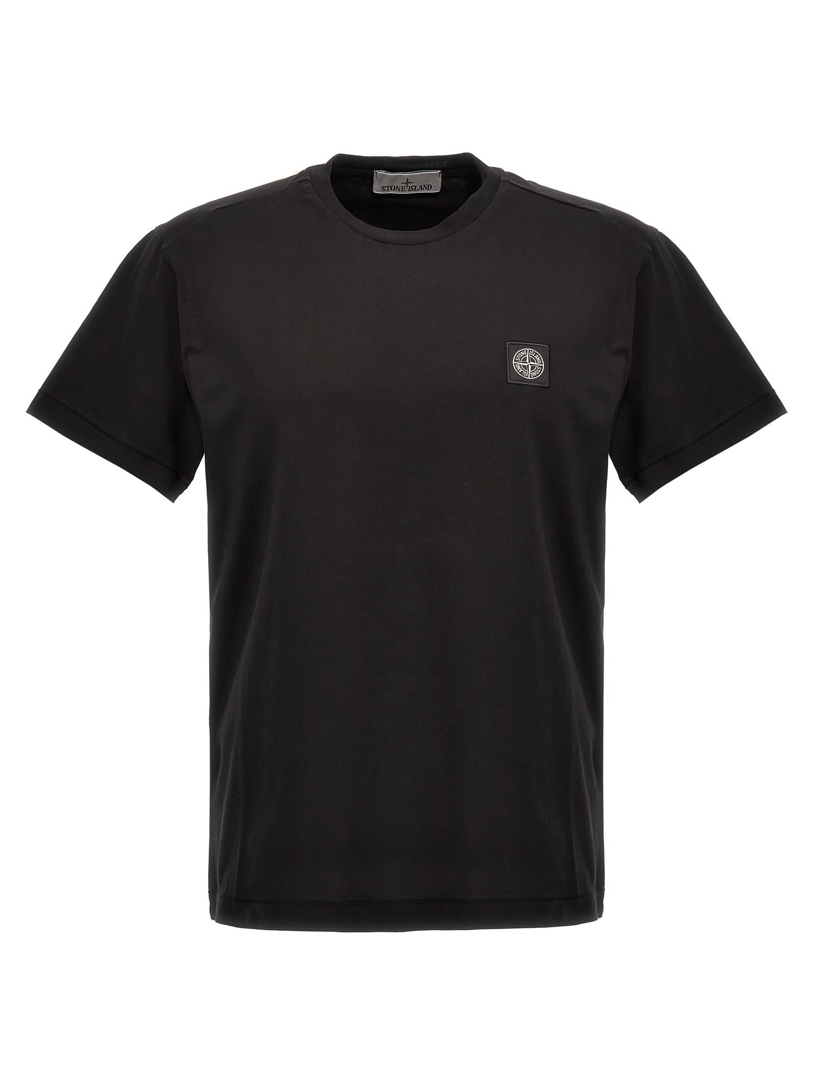 STONE ISLAND LOGO PATCH T-SHIRT