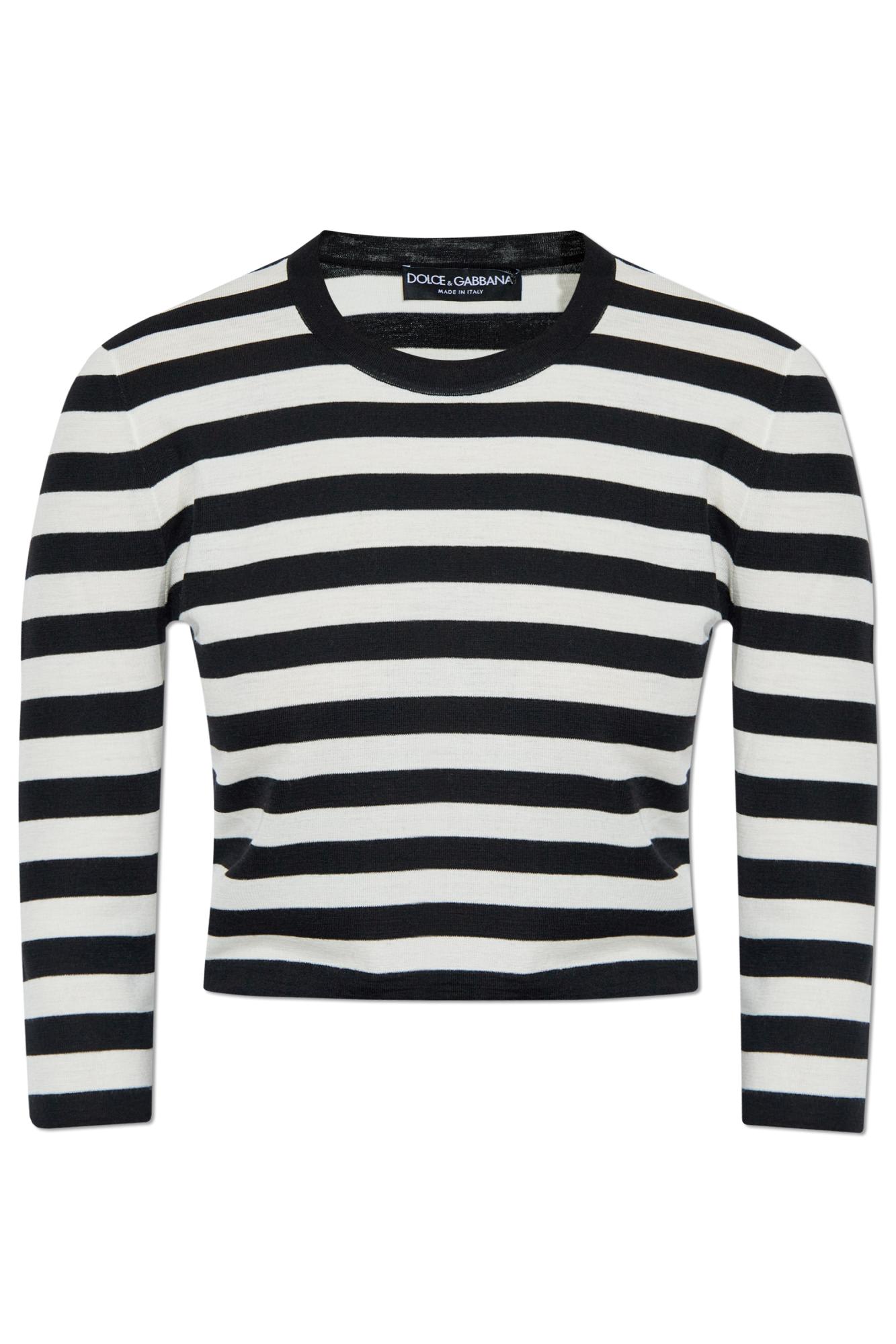 Shop Dolce & Gabbana Wool Sweater In Black