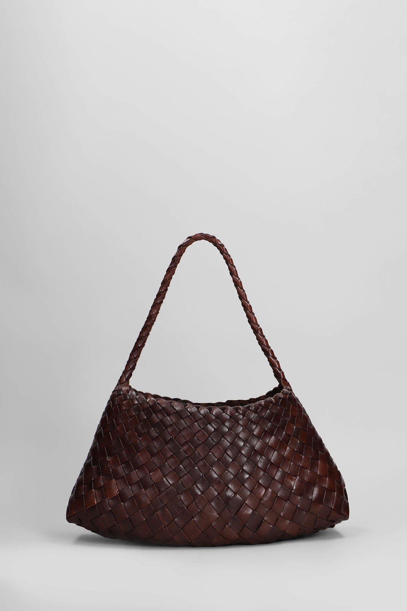 Dragon Diffusion Rosanna Mini Hand Bag In Brown Leather In Brown